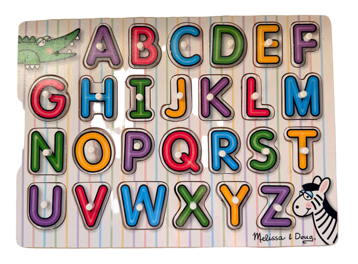 Melissa & Doug Wooden Alphabet Puzzle