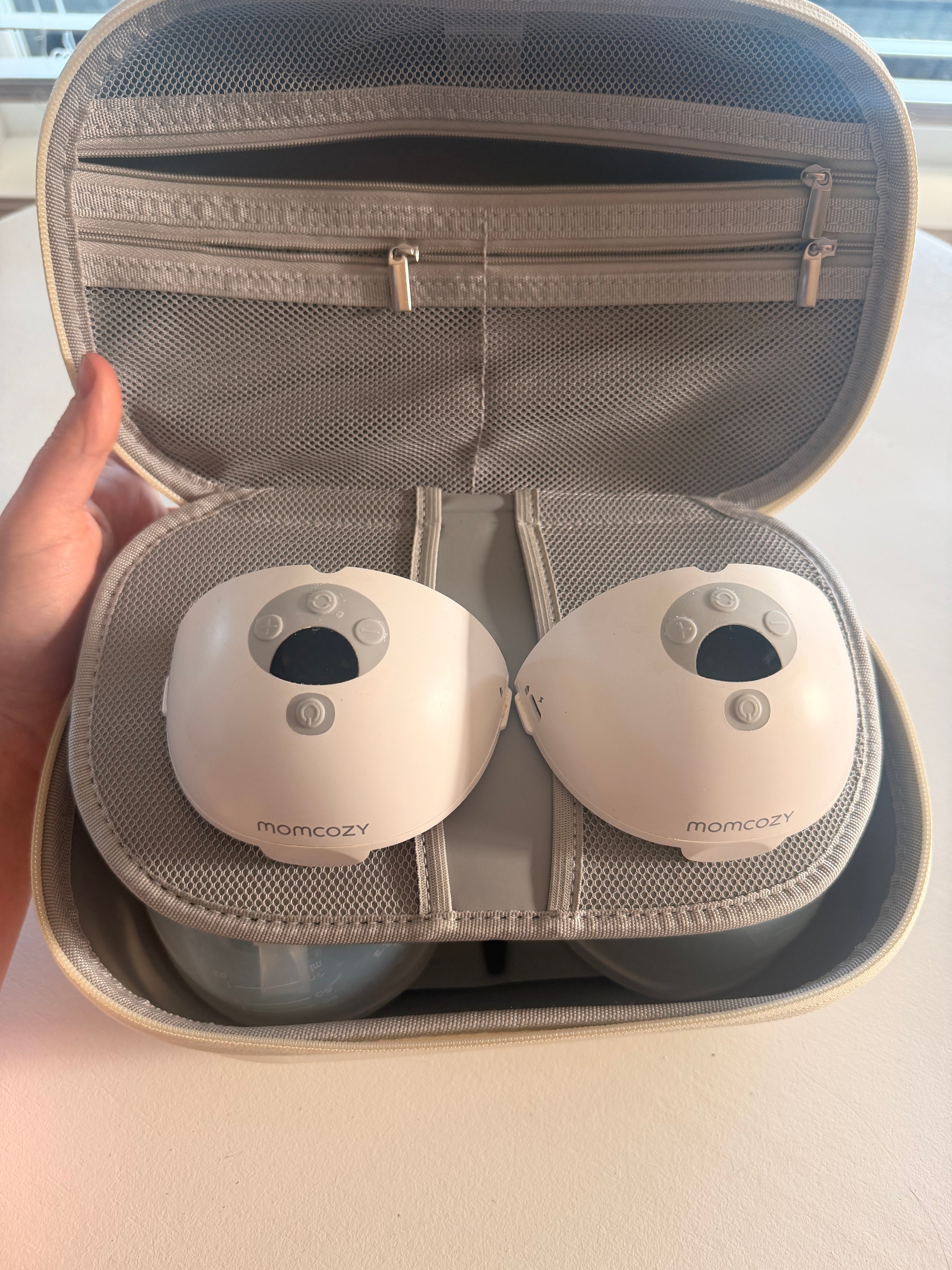 Momcozy Breast Pump Set – 3 Units + Carrying Case