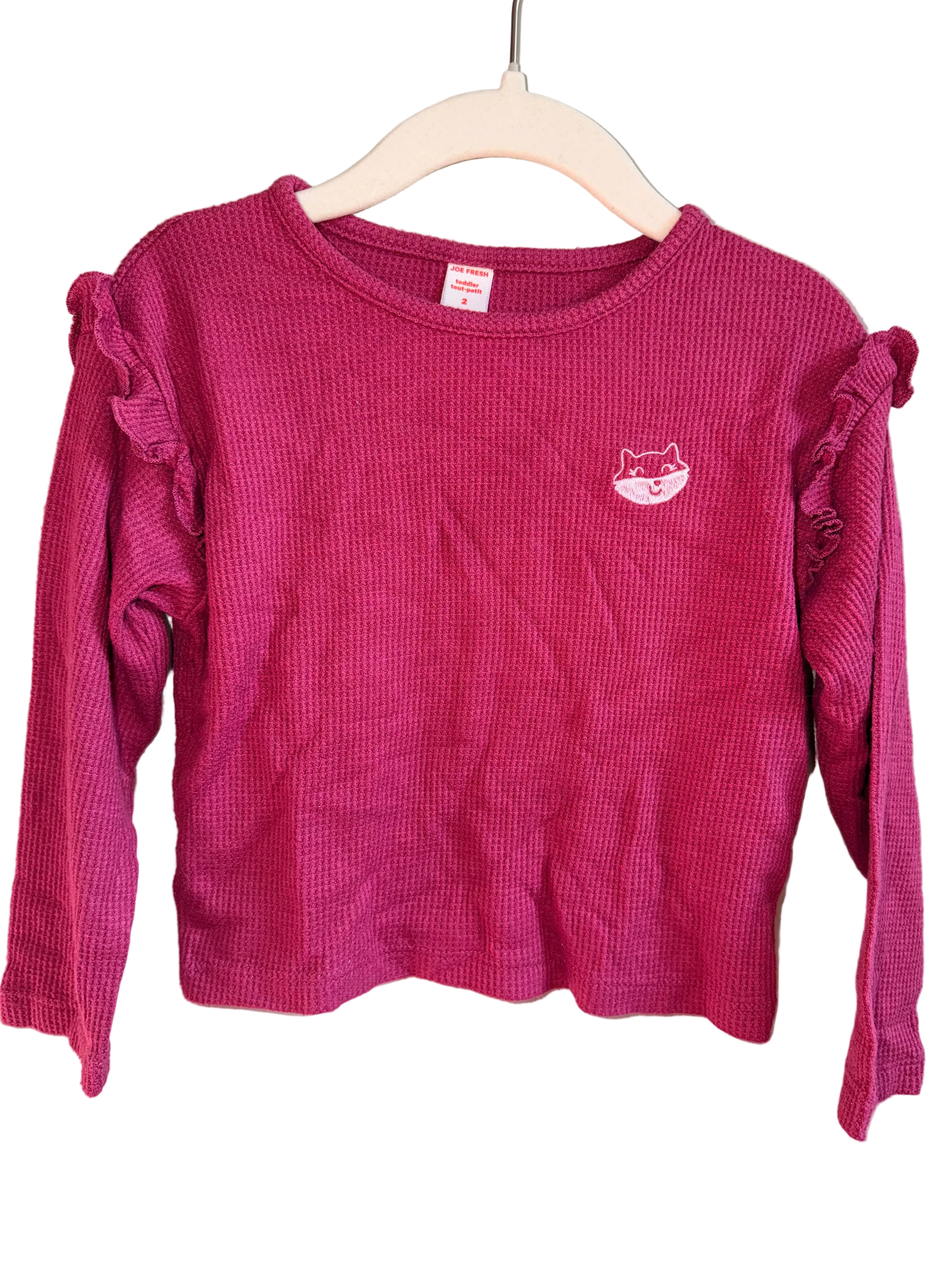 Joe Fresh Waffle Knit Top – Size 2T
