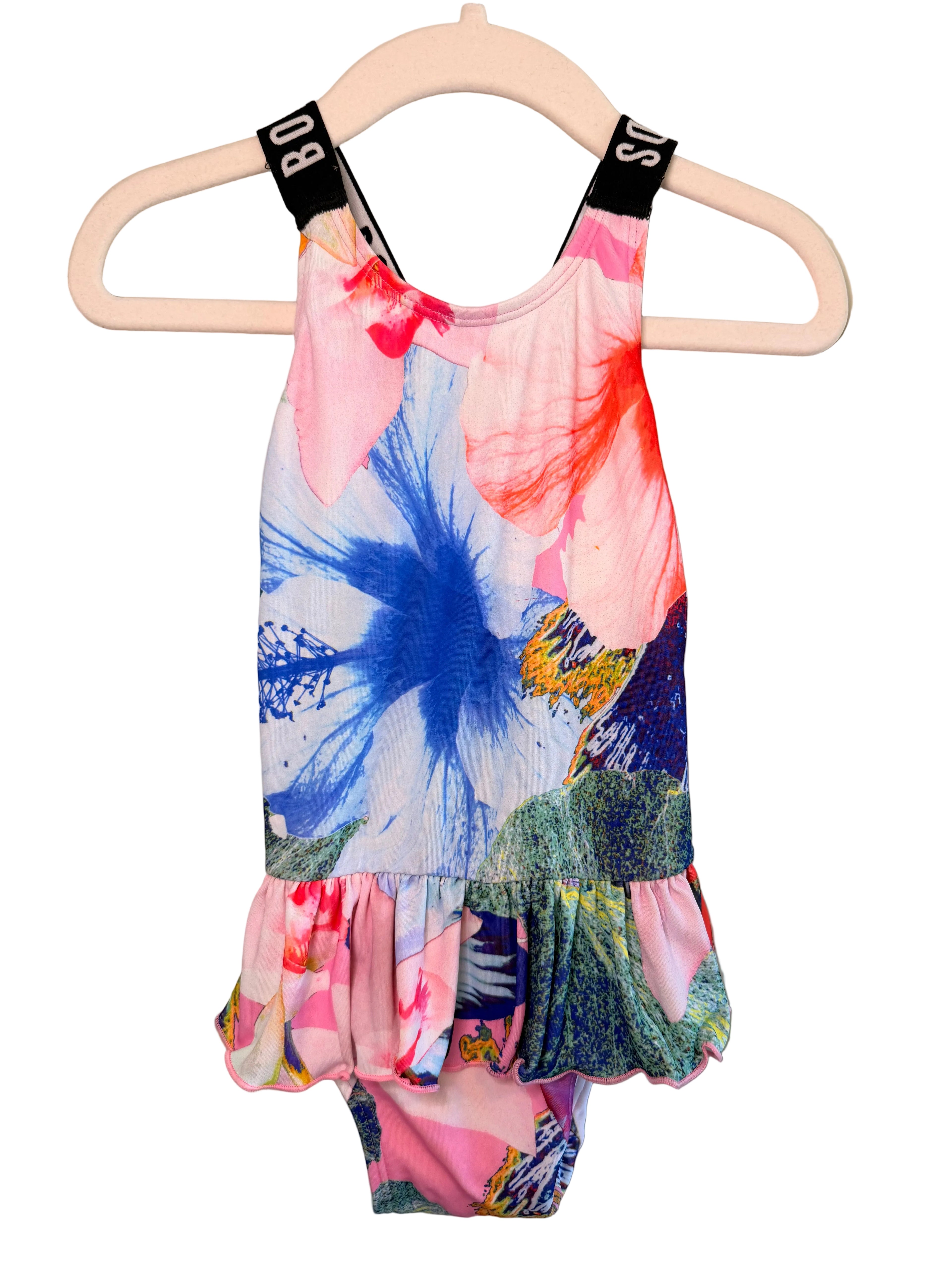 Bonds – Floral Ruffle Swimsuit – 6-12M