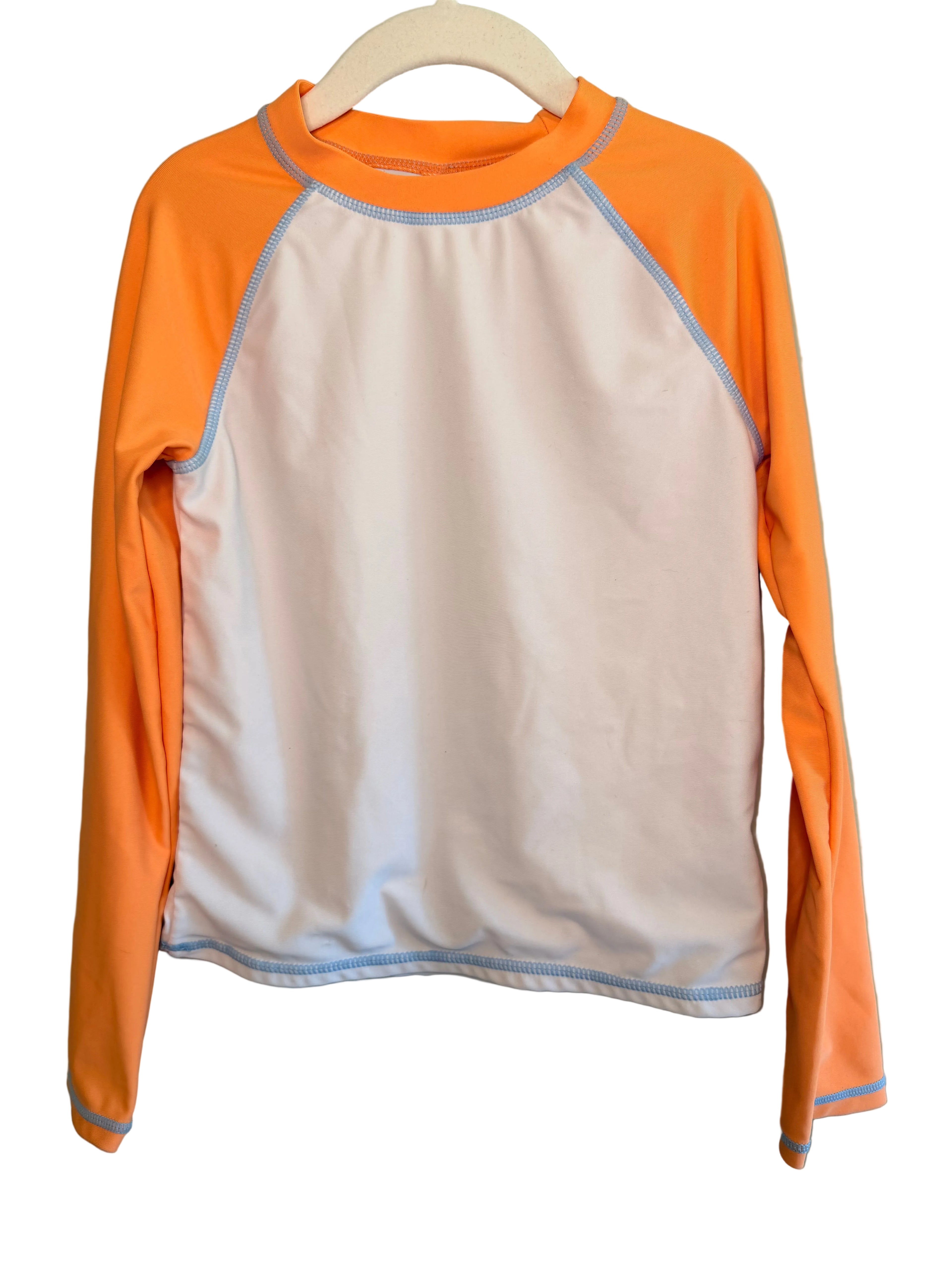 Long Sleeve Rash Guard Swim Top – Size 7/8 Youth