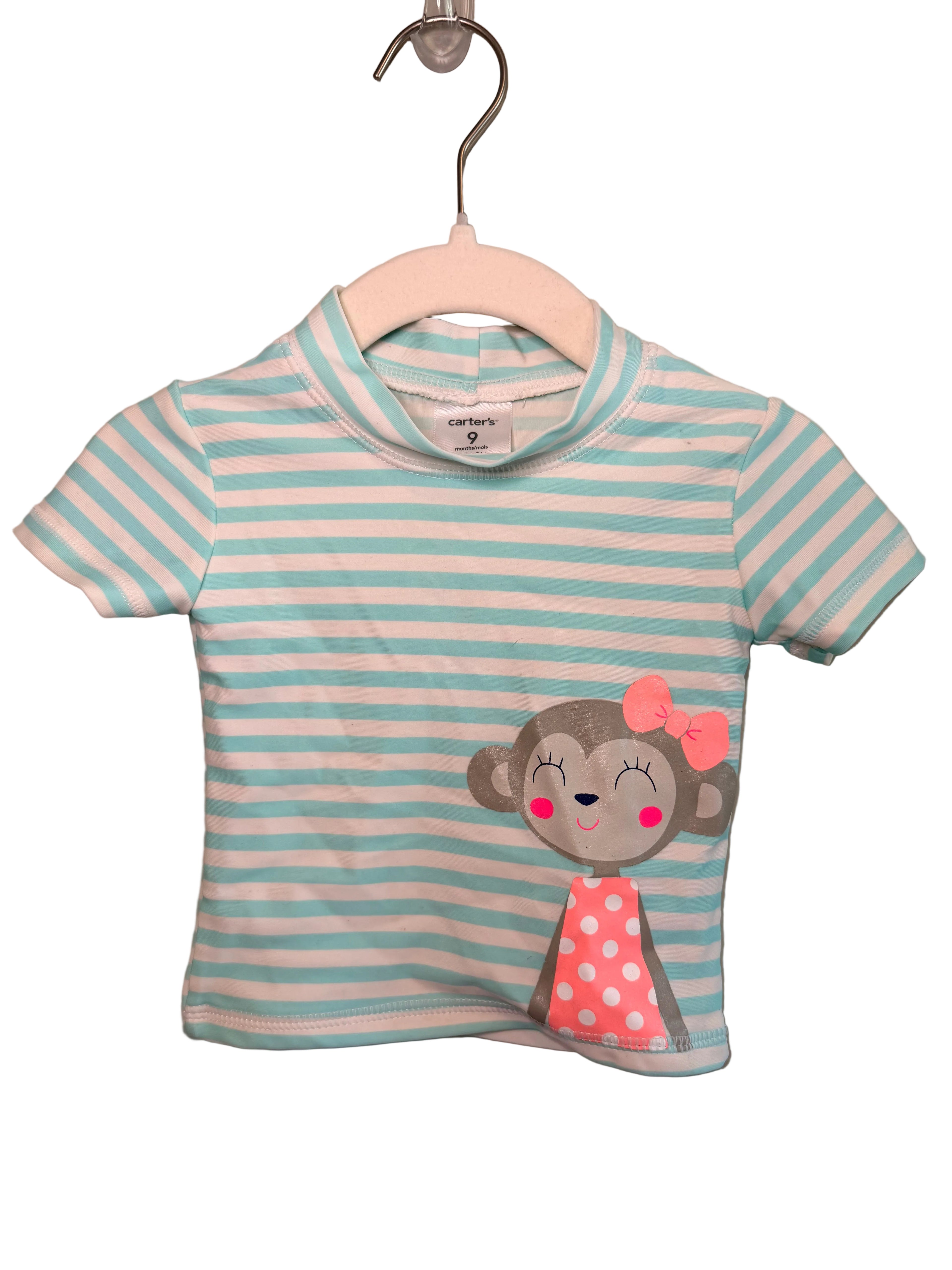 Carter’s – Striped Swim Top – Size 9 Months