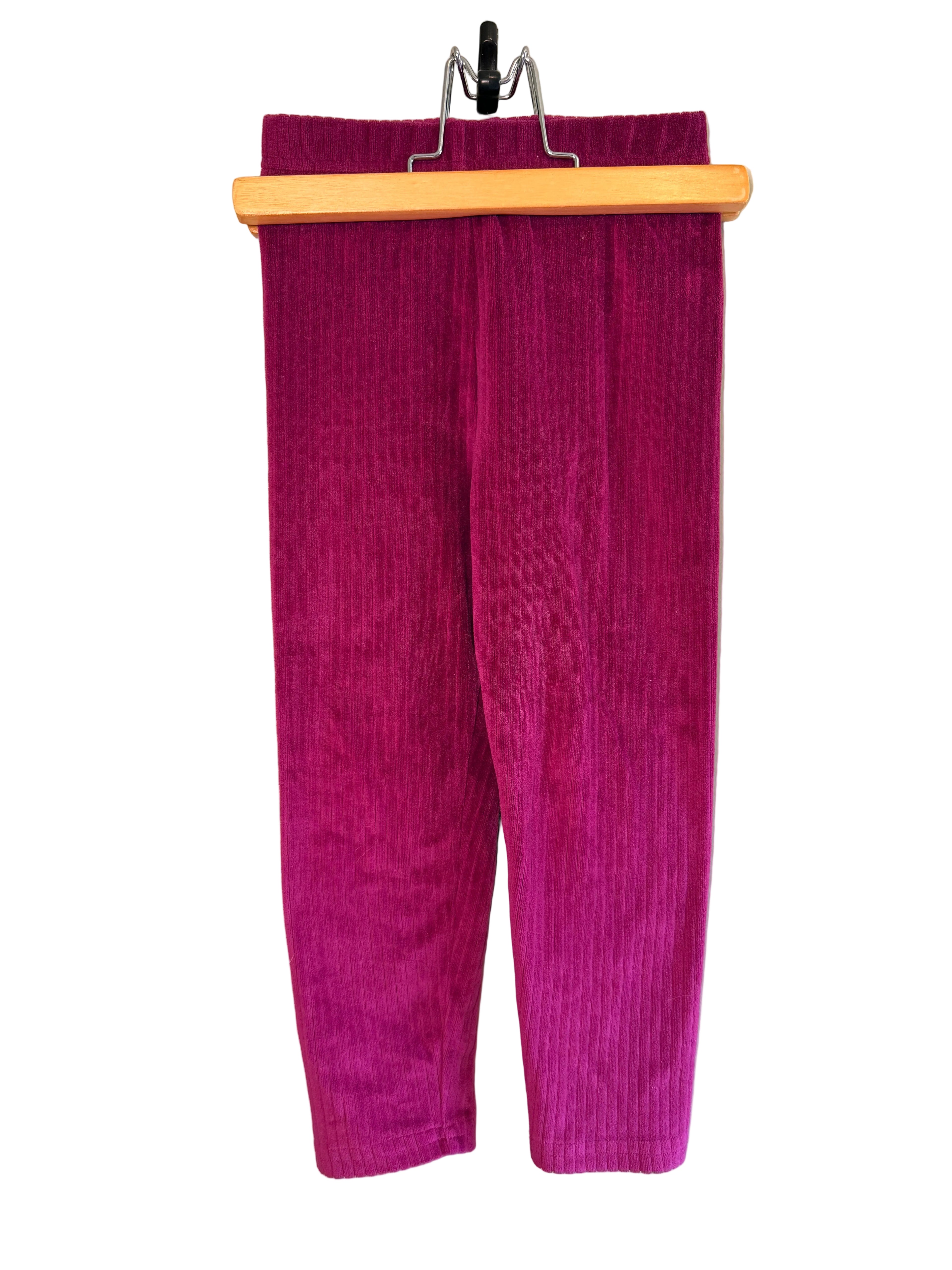 George – Ribbed Velour Leggings – 4T