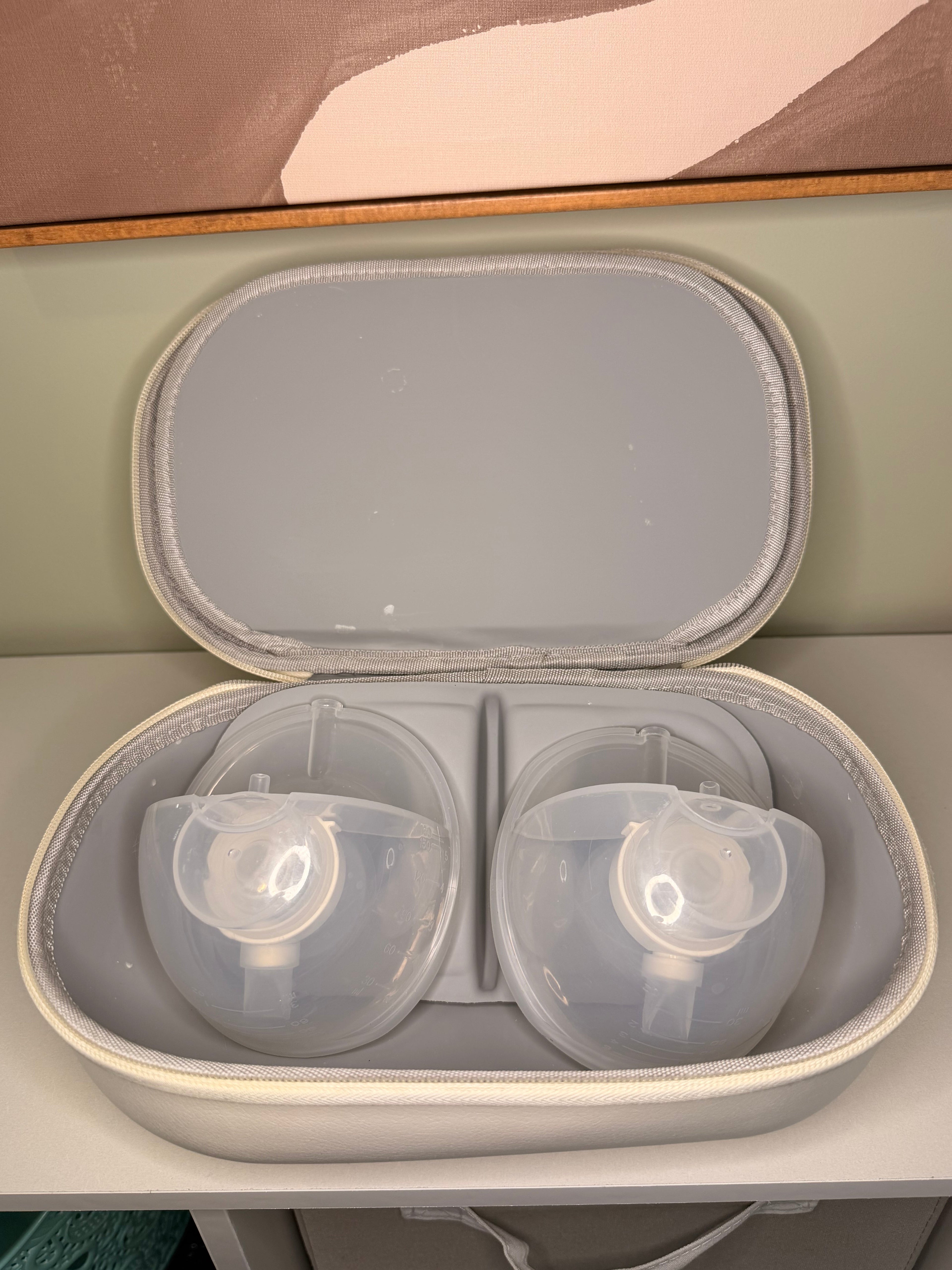 Momcozy Wearable Breast Pump Set + Travel Case