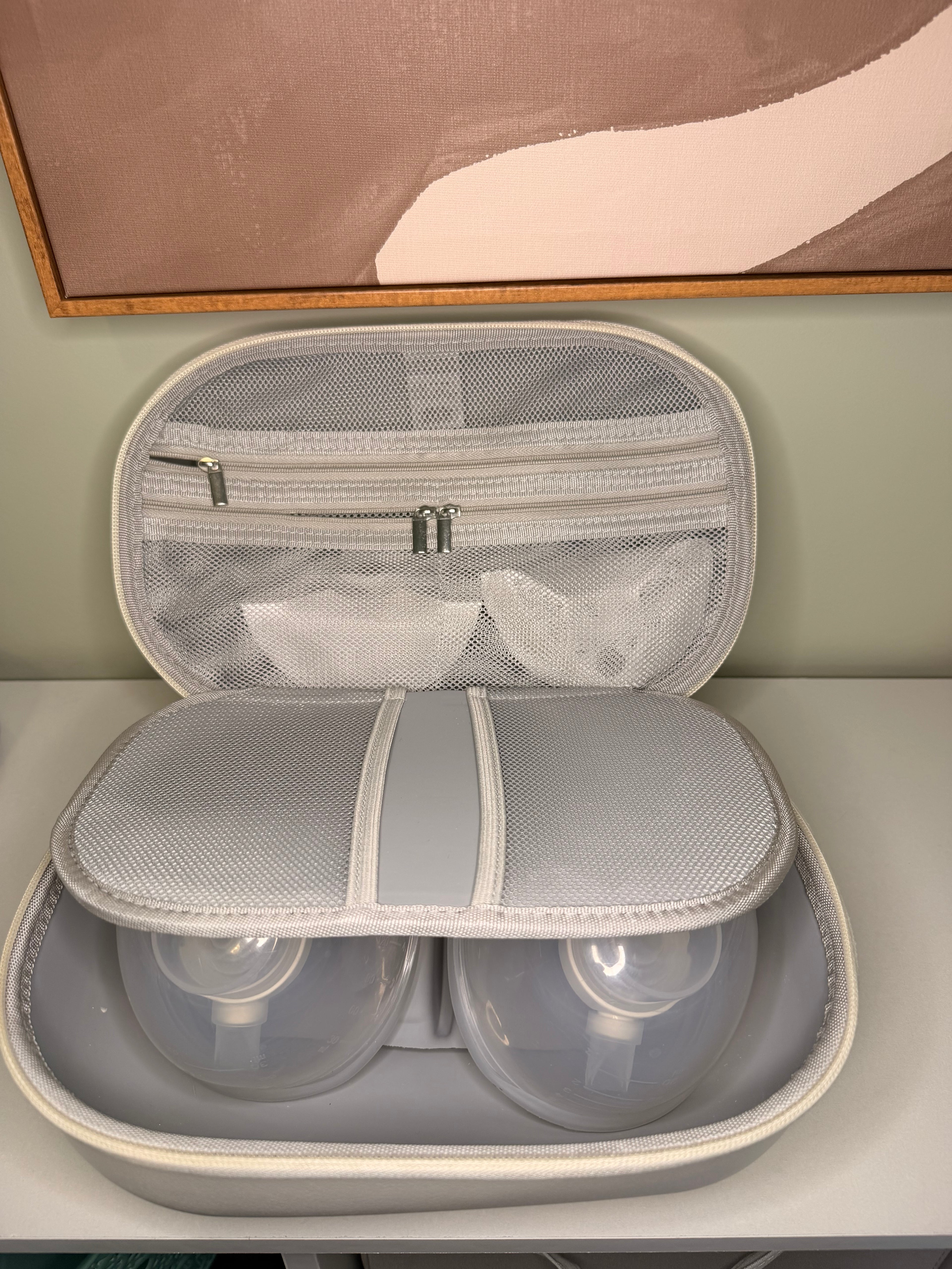 Momcozy Wearable Breast Pump Set + Travel Case