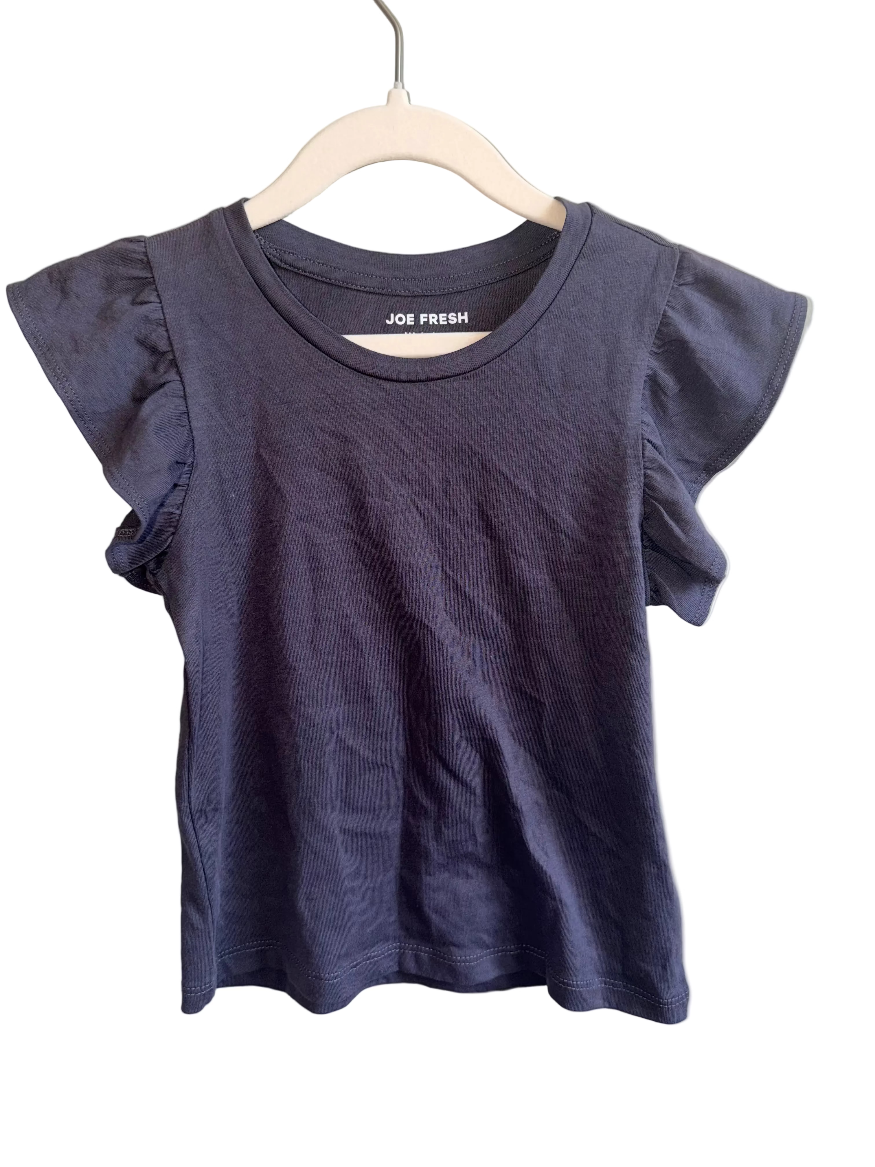 Joe Fresh Flutter Sleeve T-Shirt – Size 6