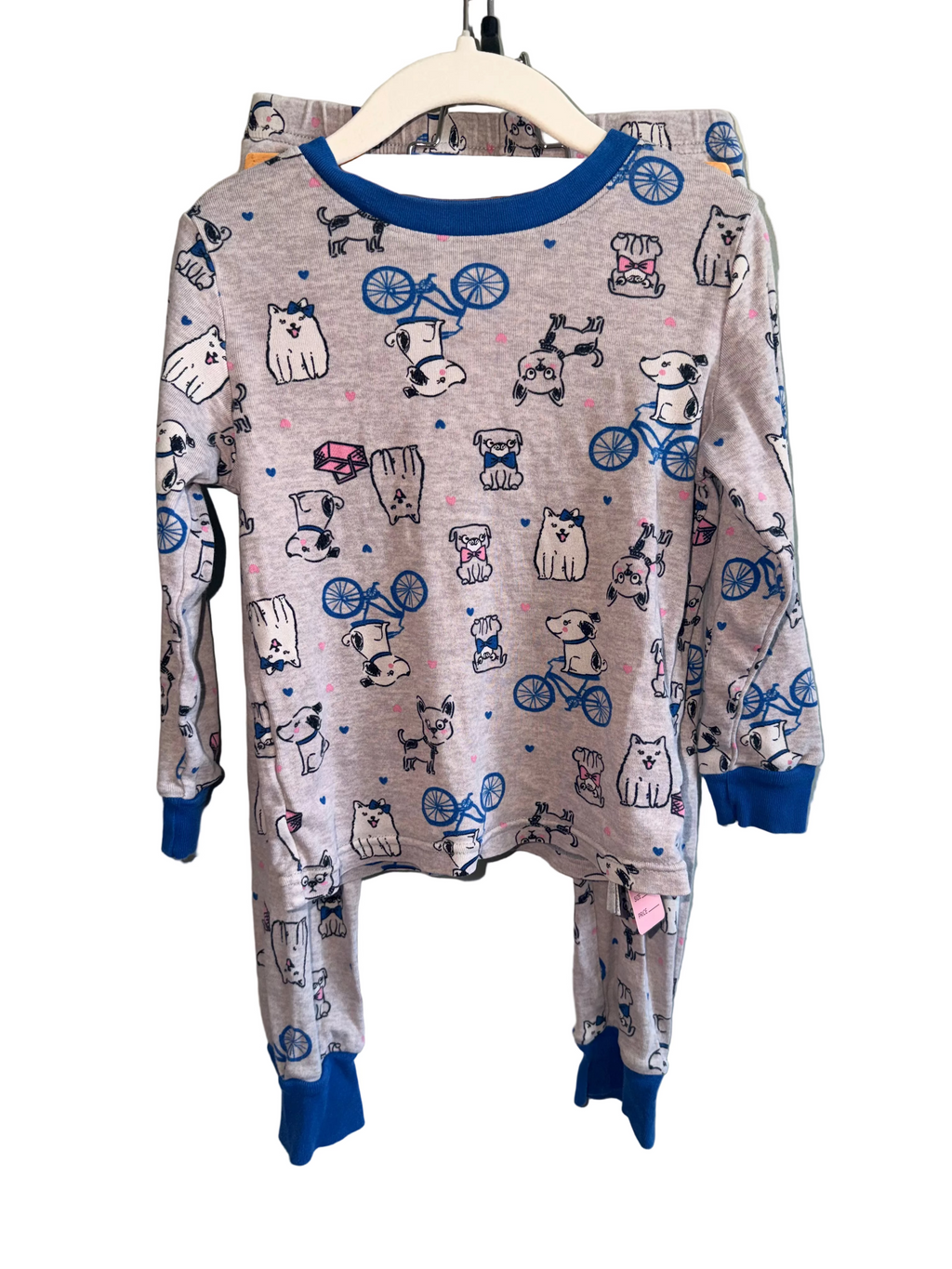 Kirkland 2-Piece Dog Print Pajama Set – Size 5