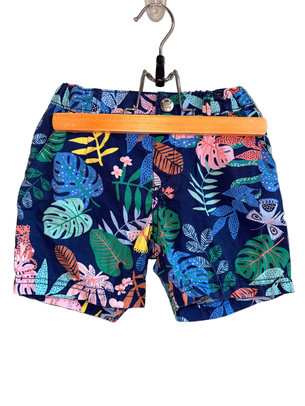 H&M Tropical Print Shorts – Size 5–6Y