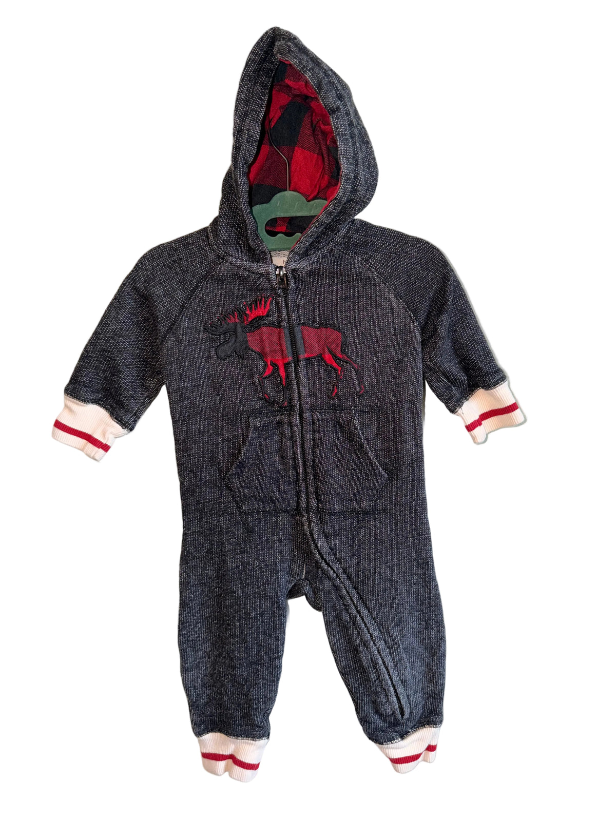 Hatley Hooded Romper (6–9M)