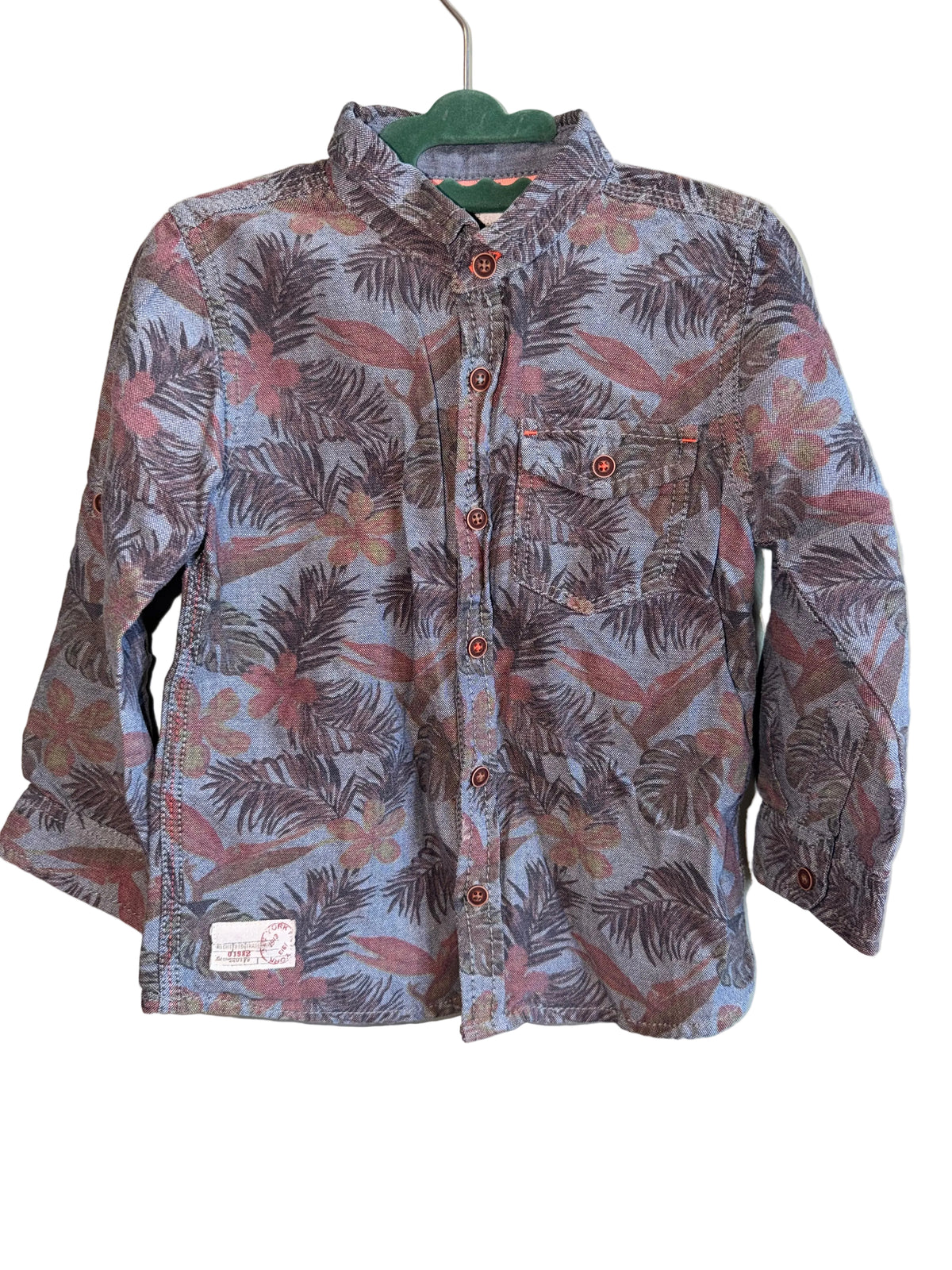 Next Floral Button-Up Shirt - 2–3T
