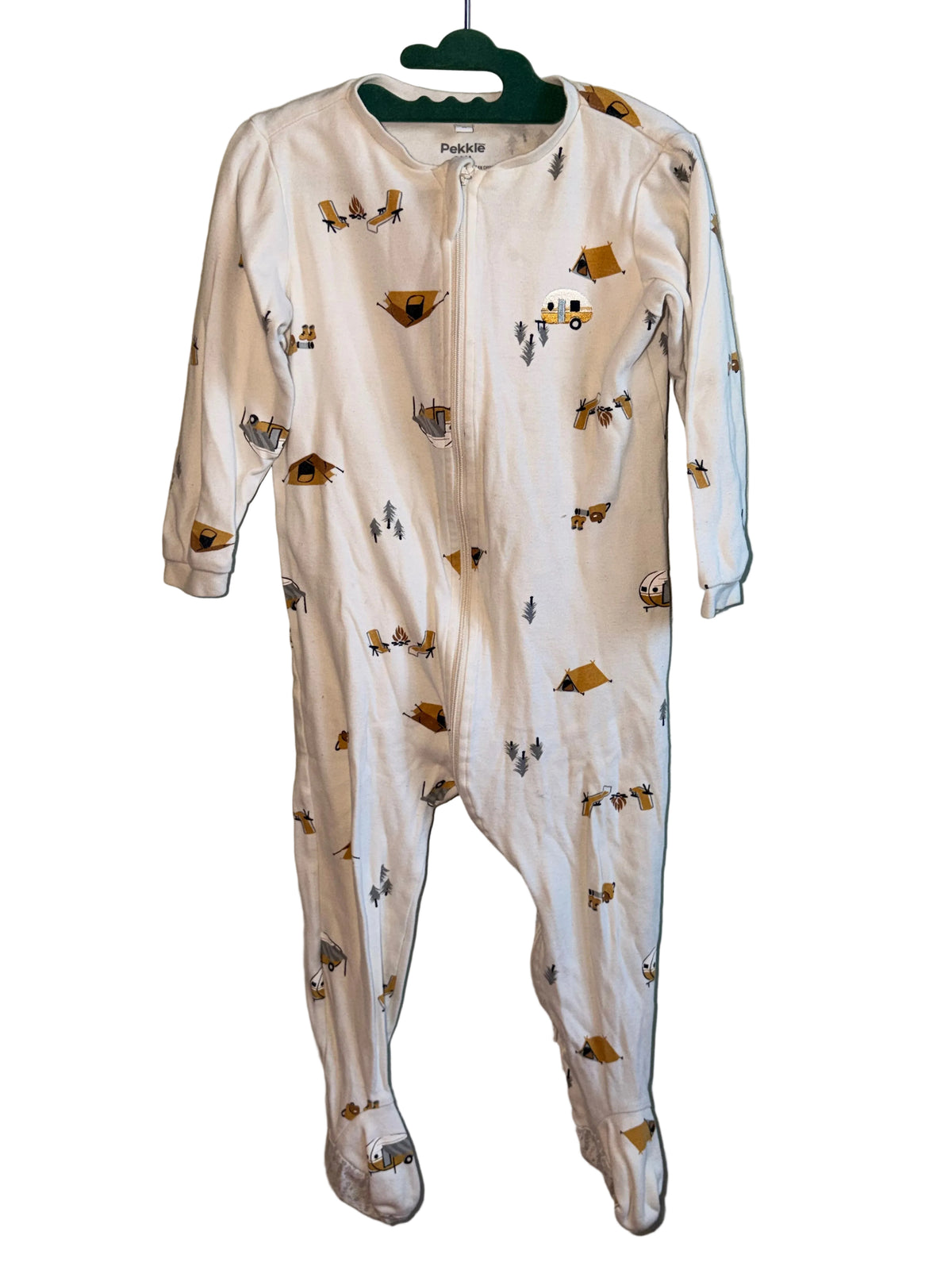 Pekkle Organic Cotton Footie Pajamas – 24 Months