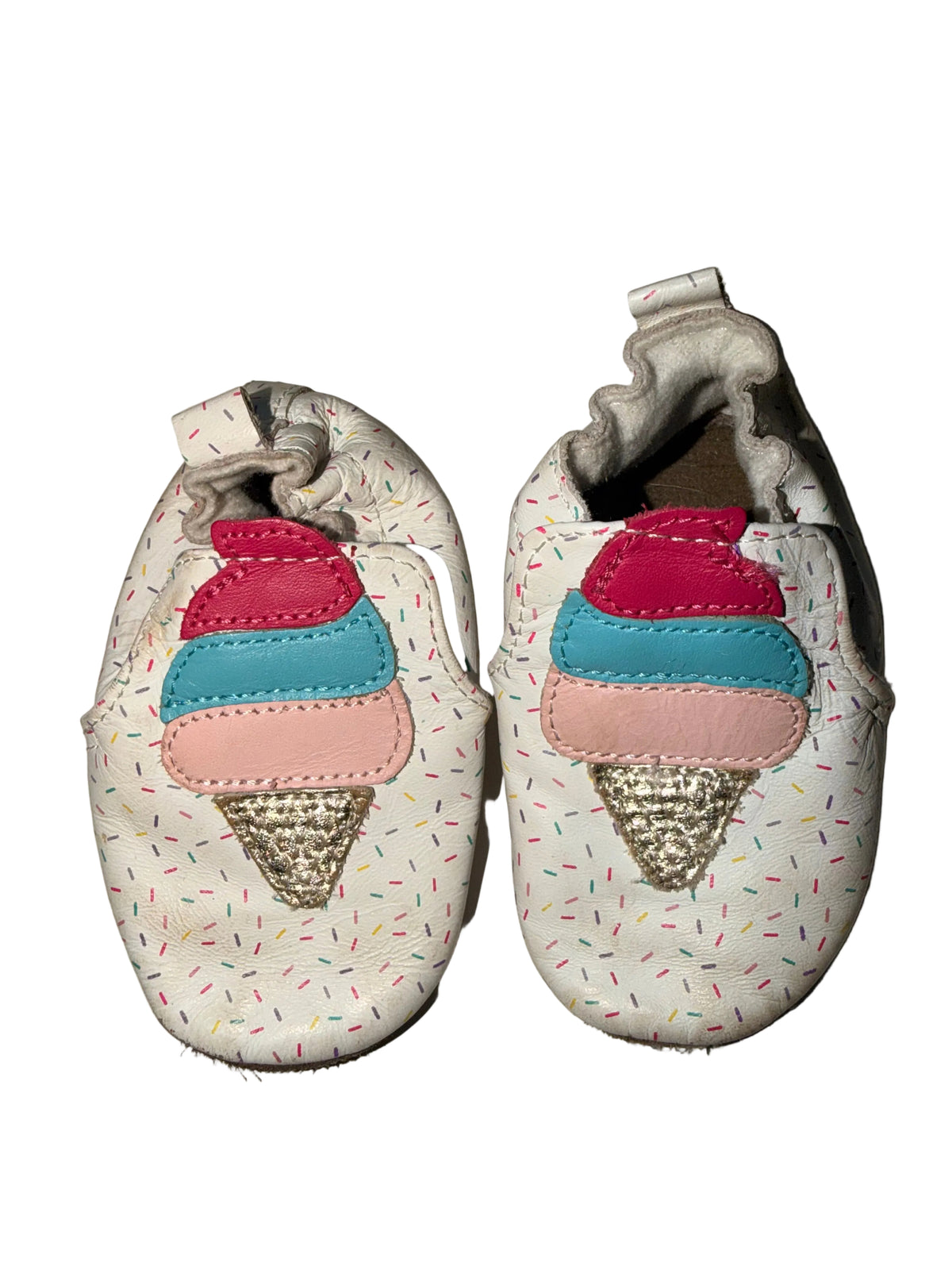 Ice Cream Baby Shoes – 0–6 Months