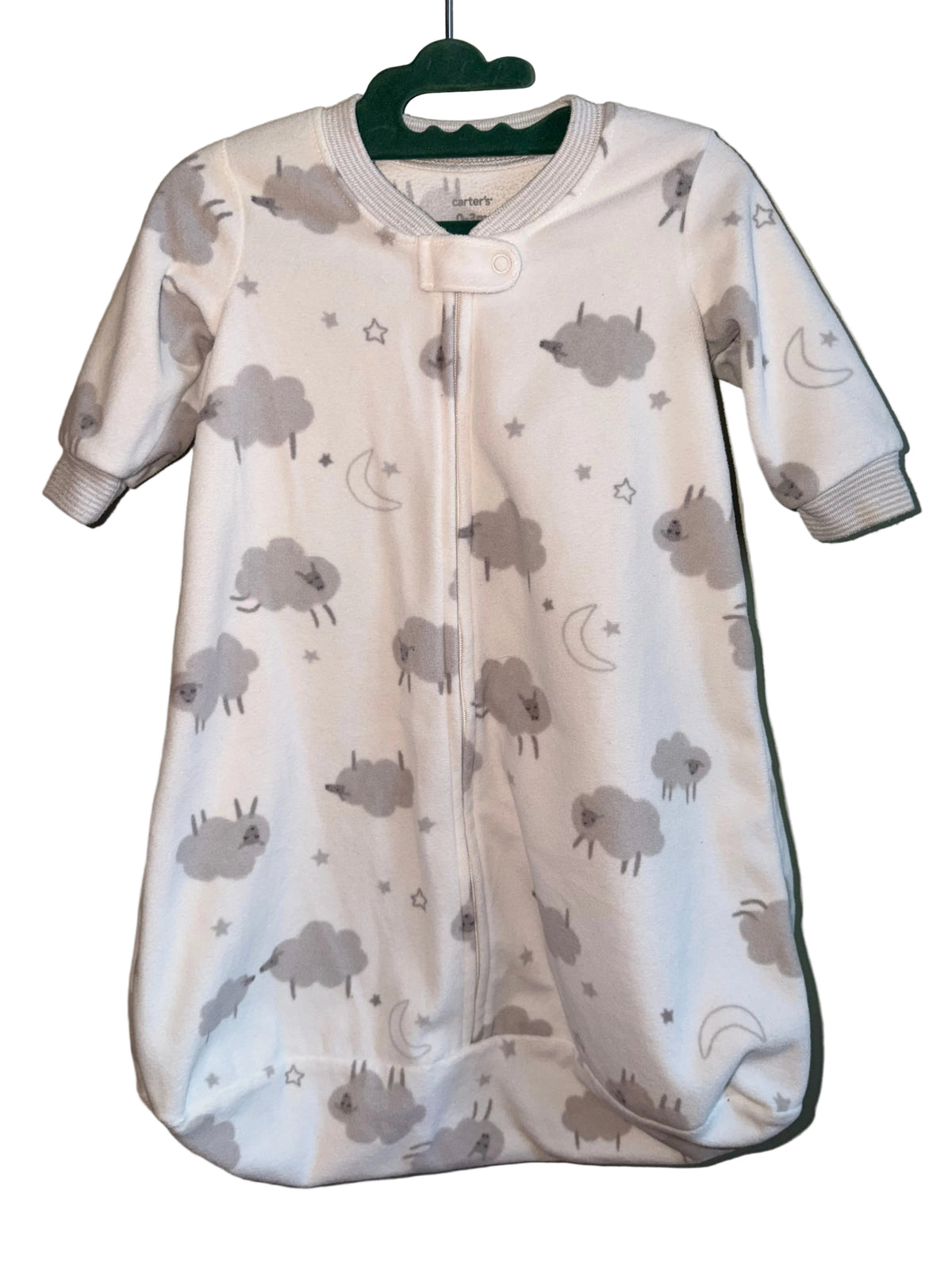 Carter’s Sheep & Moon Fleece Sleep Bag – 0–3 Months