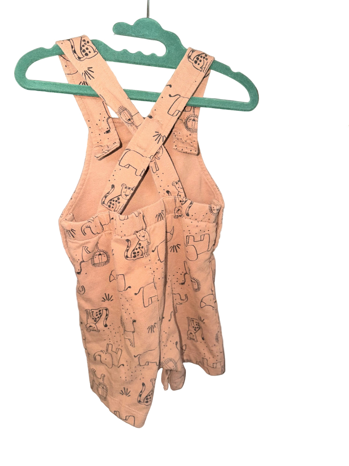 Pekkle Lion Print Overalls – 12M