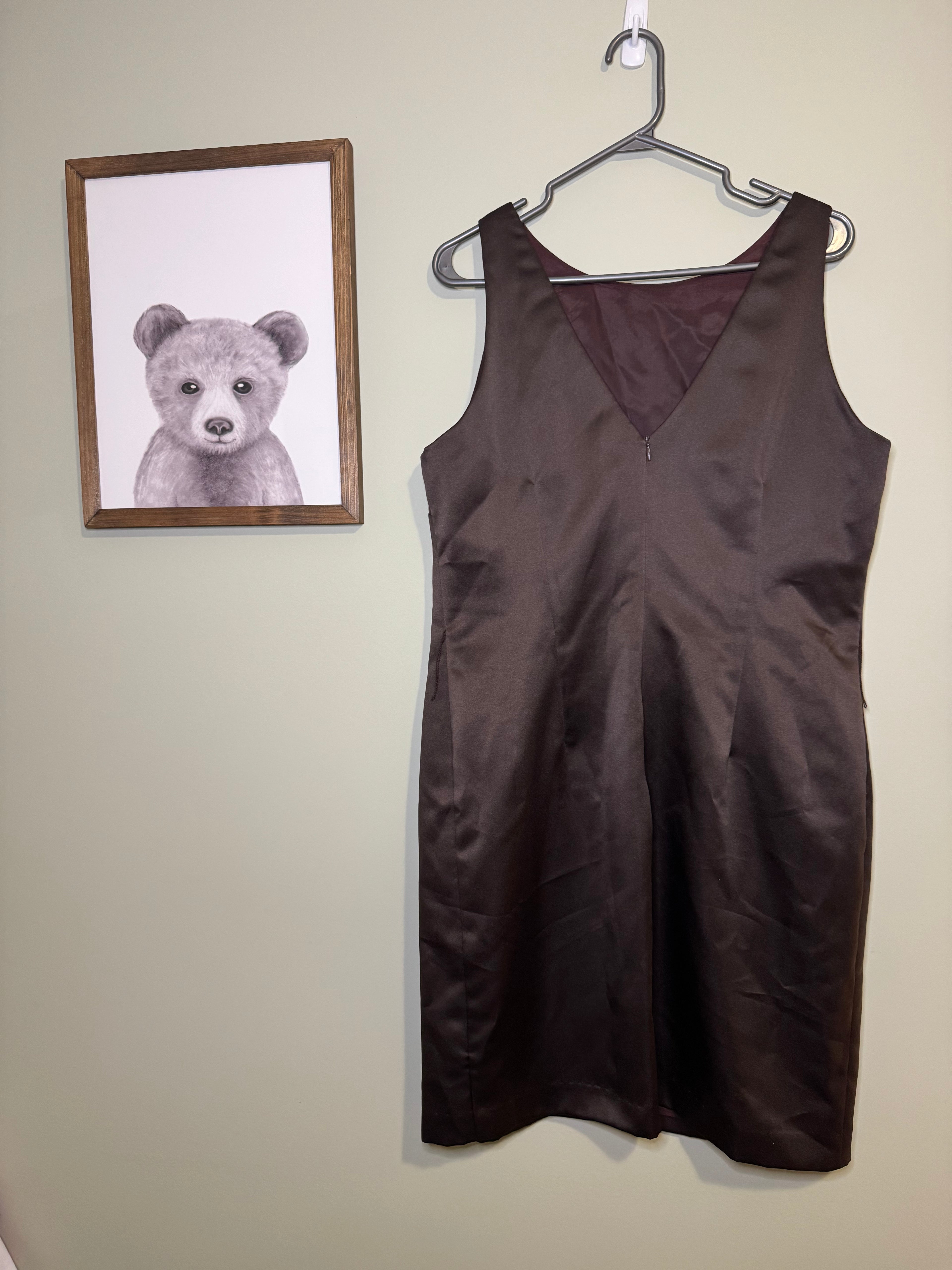 Brown Moda International Dress – Size 16 (Fits Like Medium/Large)