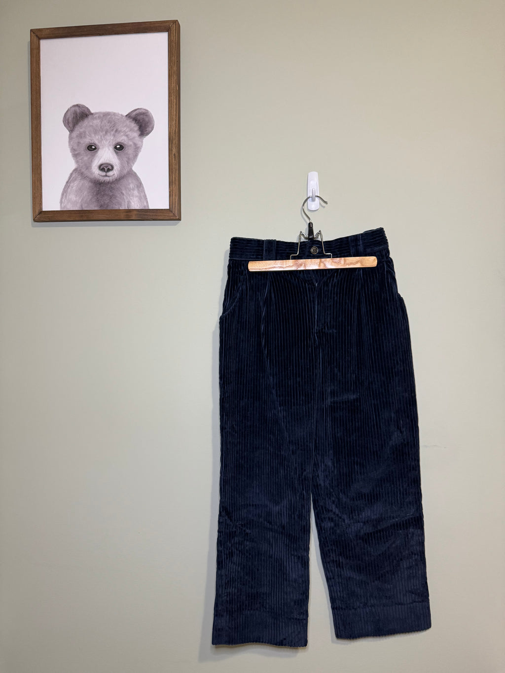 Blue Corduroy Pants – Kids Size 8–10