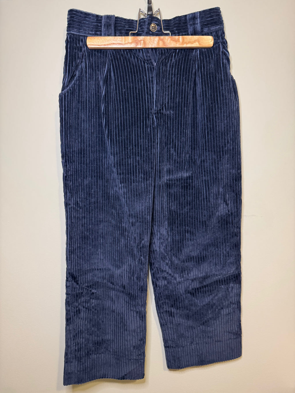Blue Corduroy Pants – Kids Size 8–10