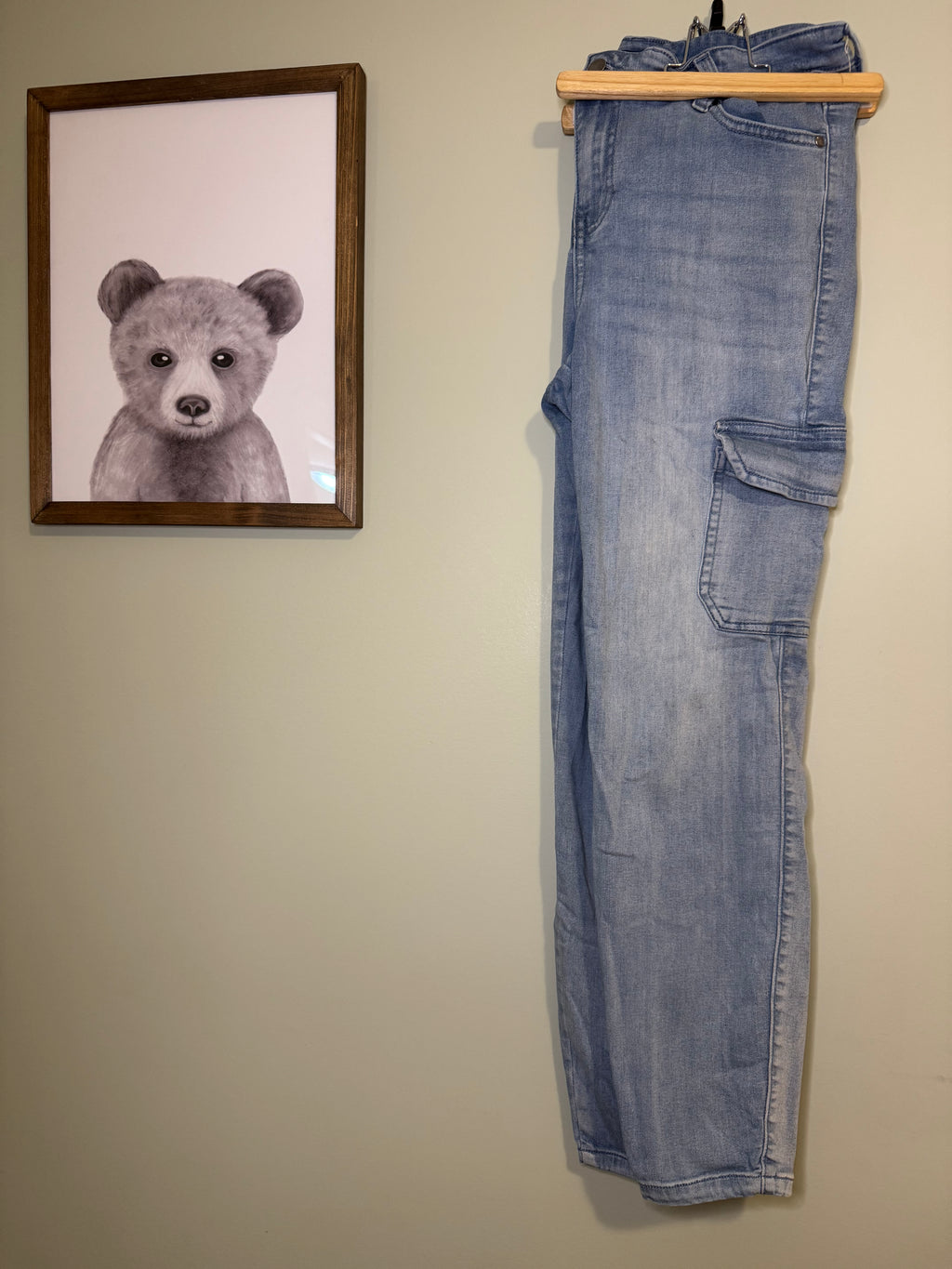 Buffalo David Bitton “Becky” High-Rise Cargo Skinny Jeans – Size 8