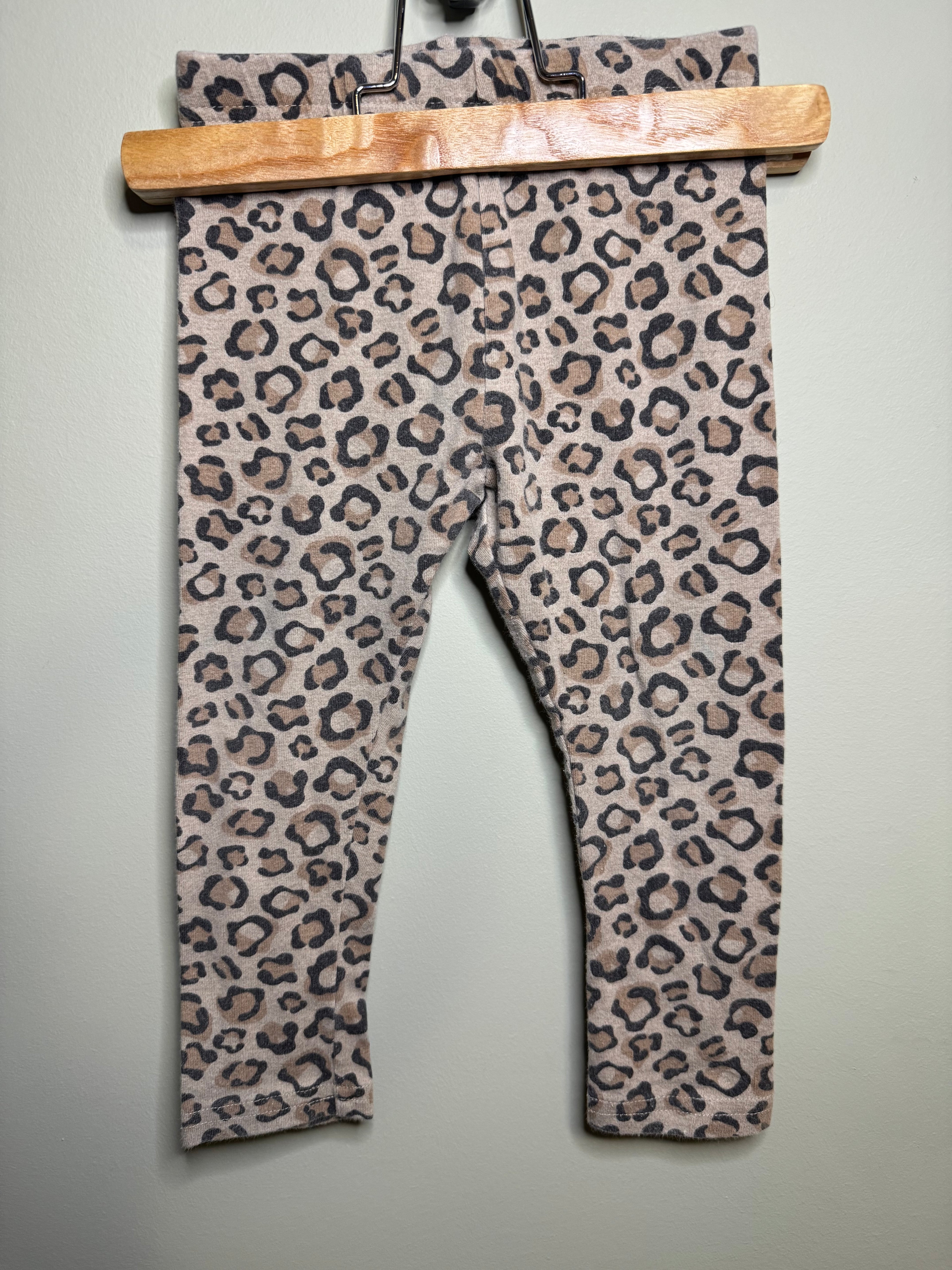 George Leggings – 18–24 Months, Brown Cheetah Print