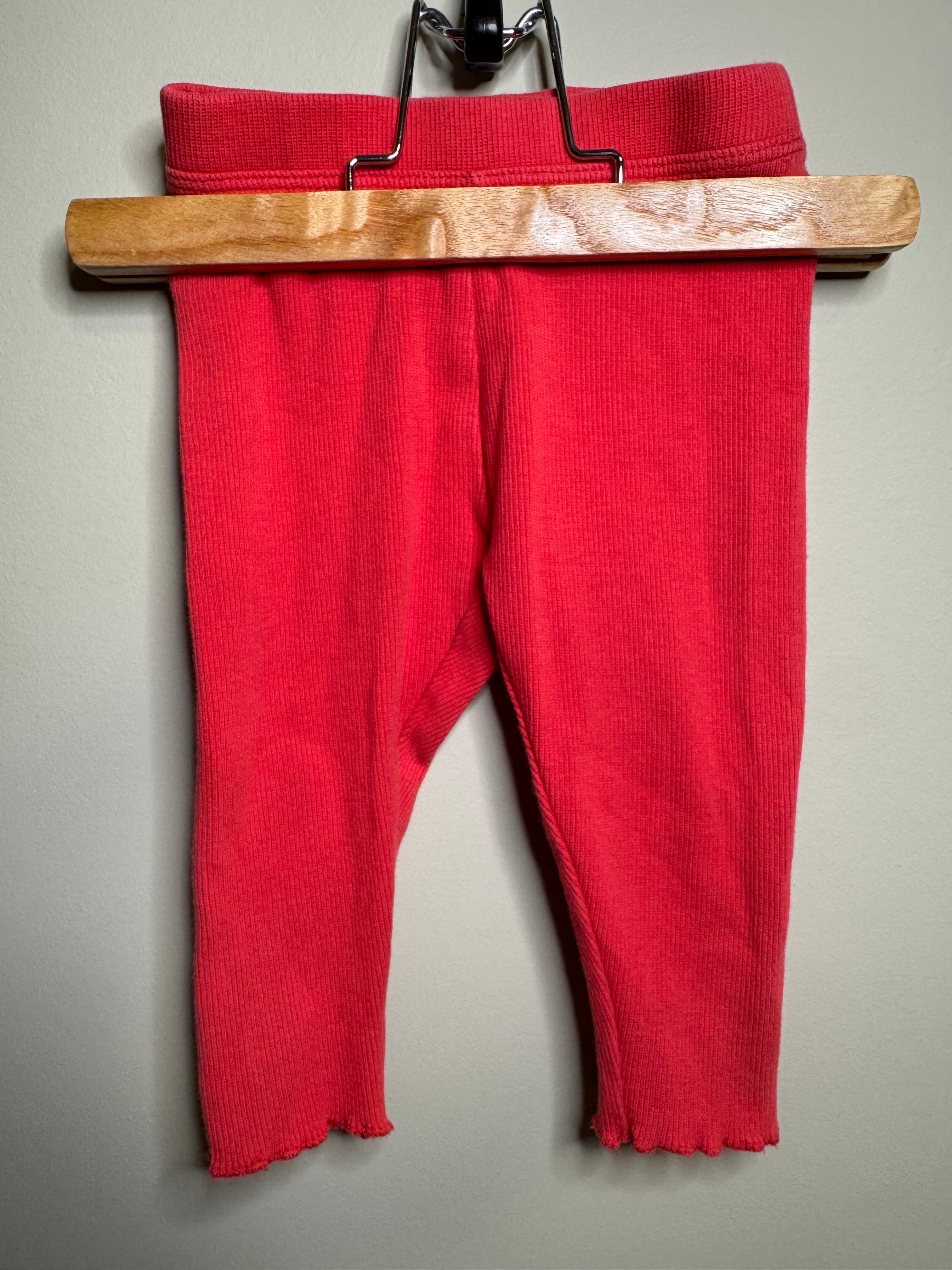 Gymboree Baby Ribbed Pants – 6–12 Months, Red