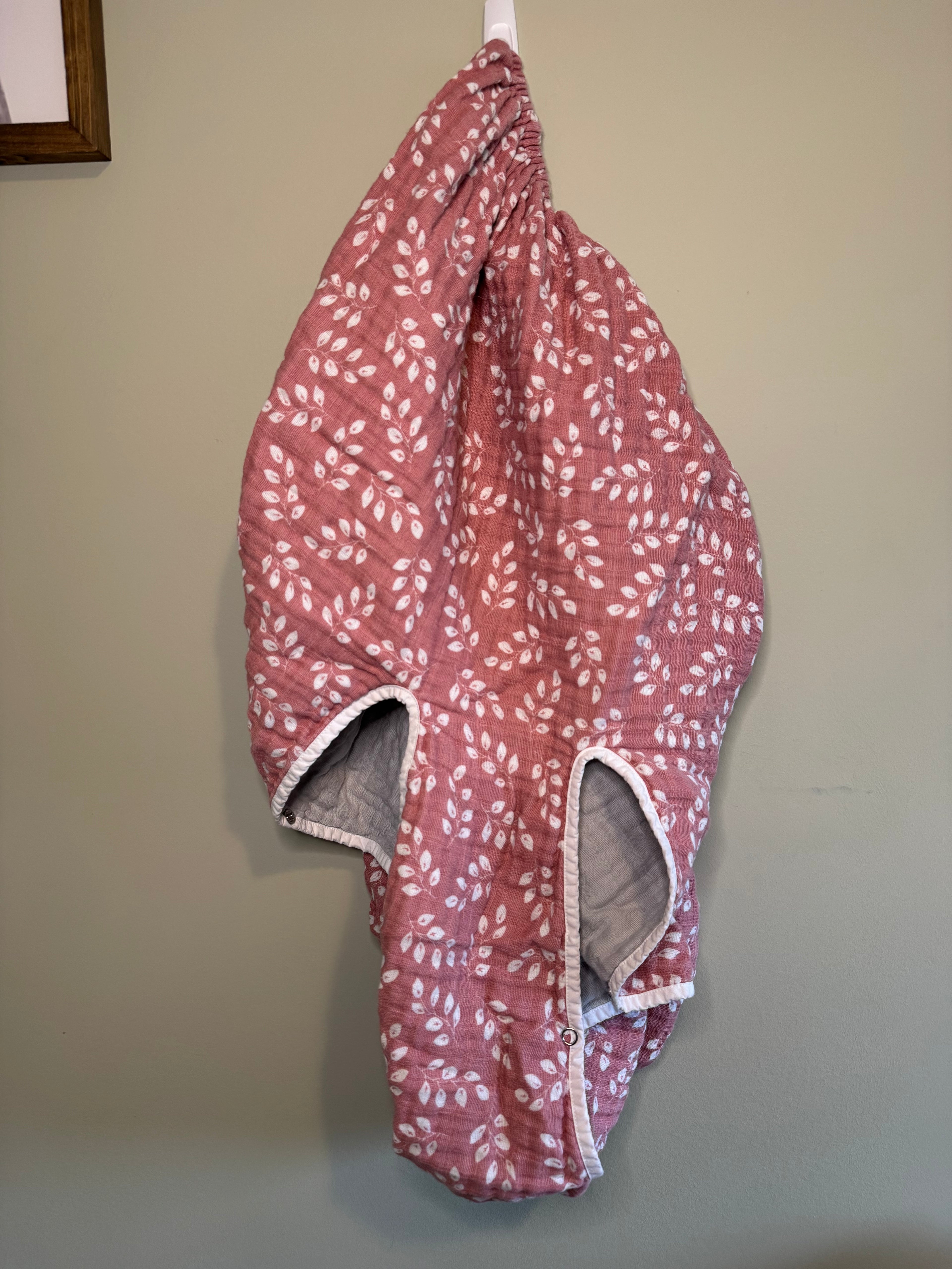 Muslin Baby Car Seat Cover – Double-Sided, 100% Cotton