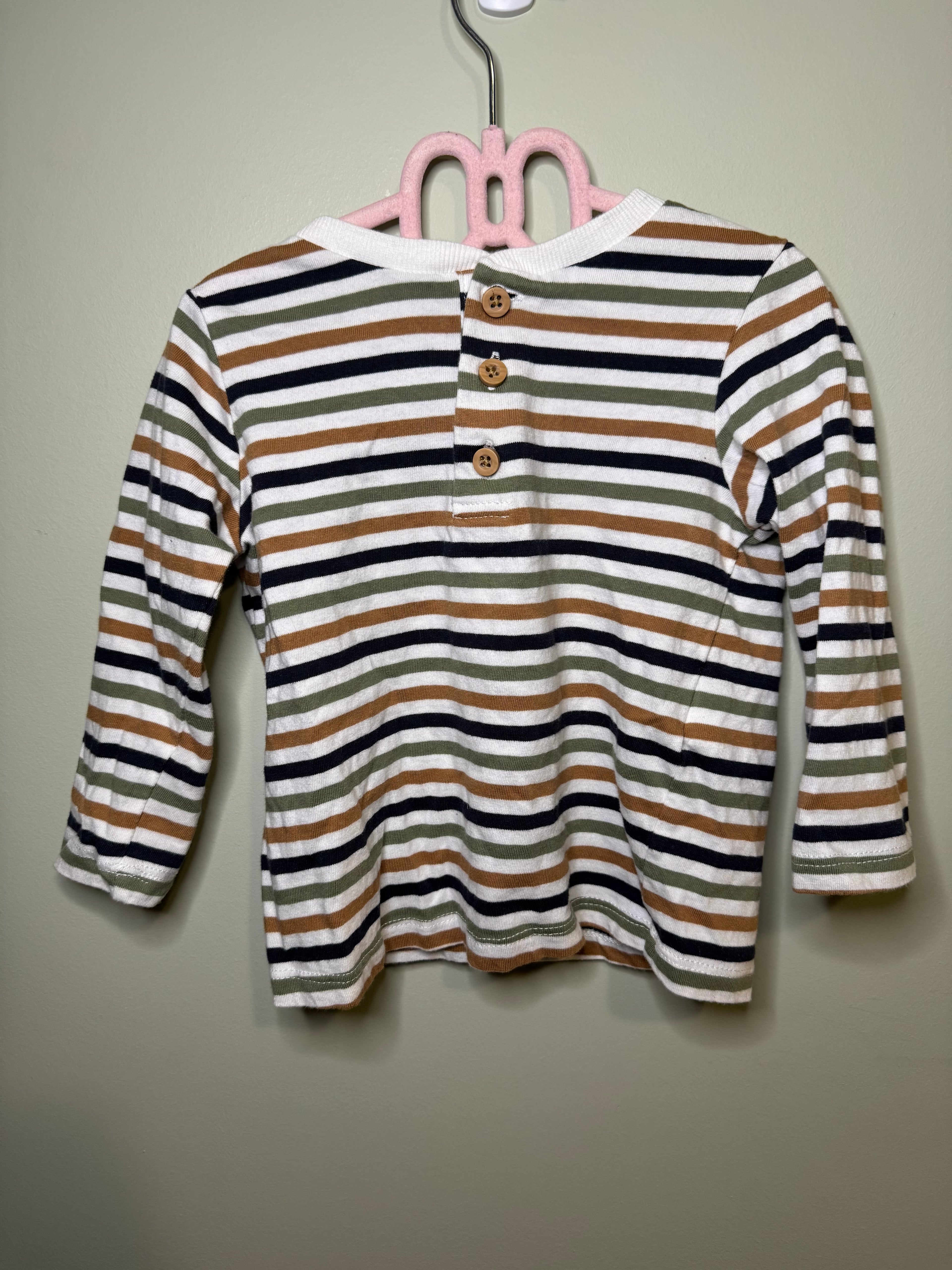 Aspen Kids – Long Sleeve Shirt (Striped) – 18M