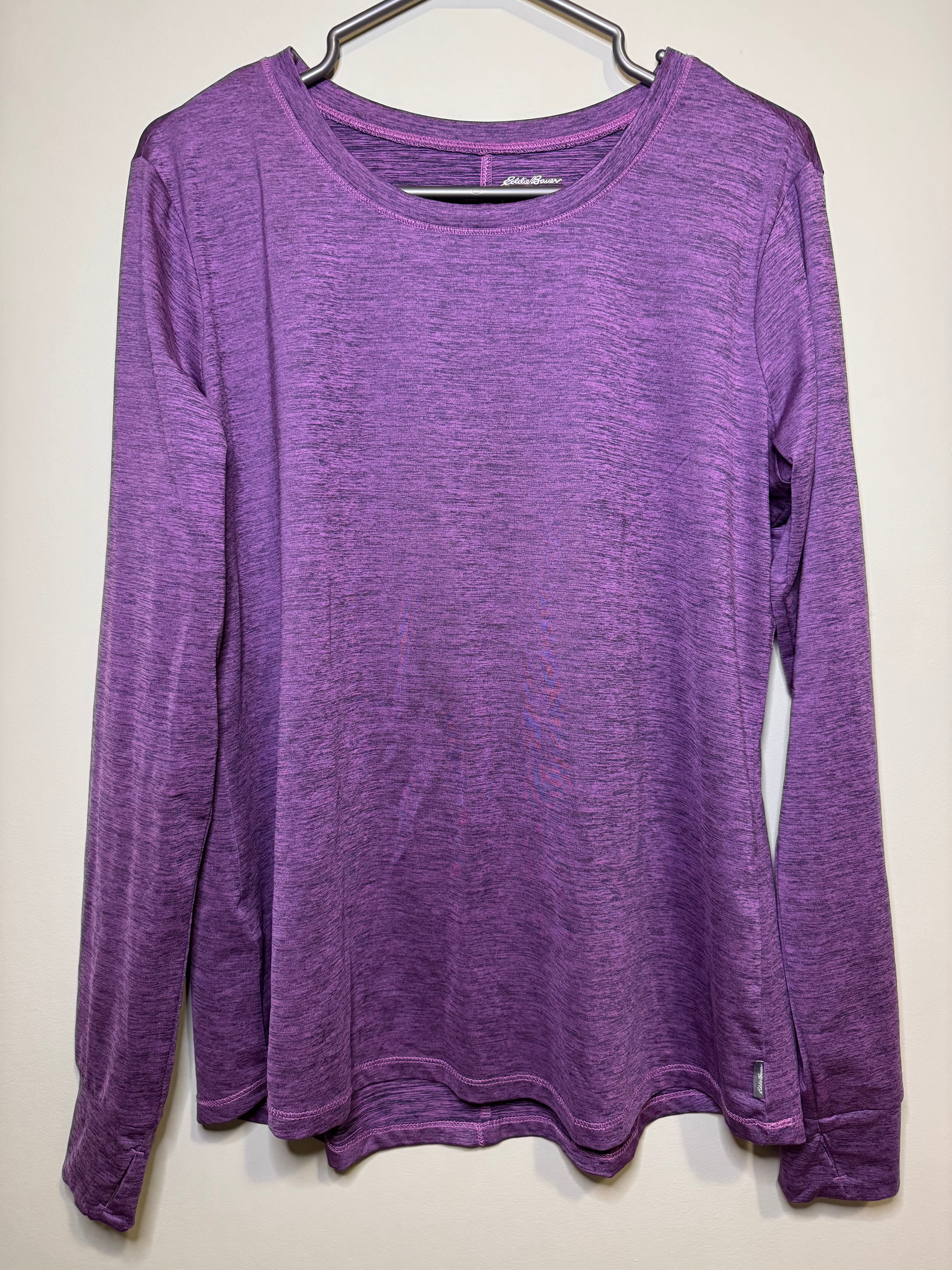 Eddie Bauer Women’s Long‑Sleeve Active Shirt — Size Large