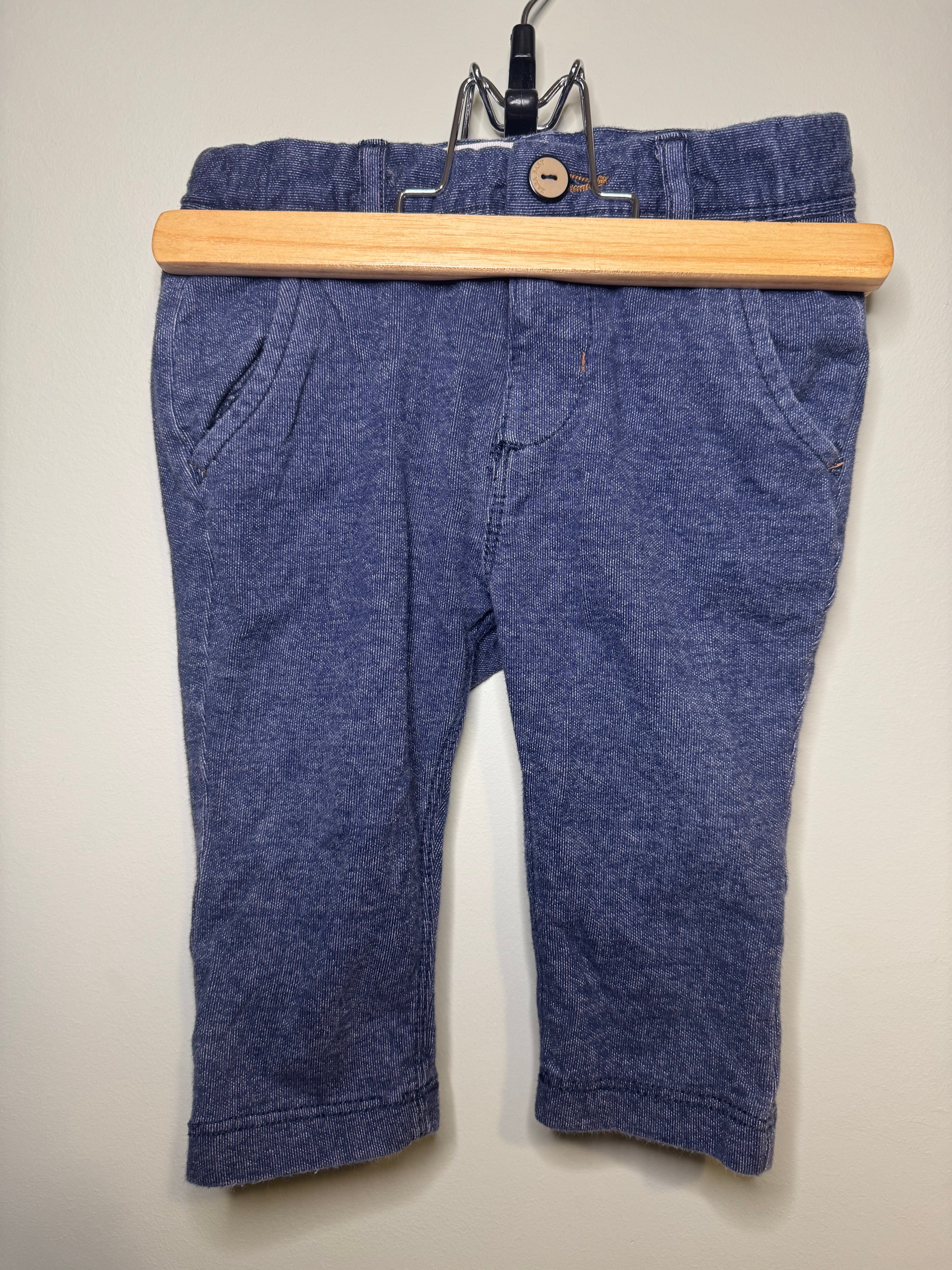 3-6 Month - Zara Blue Trousers