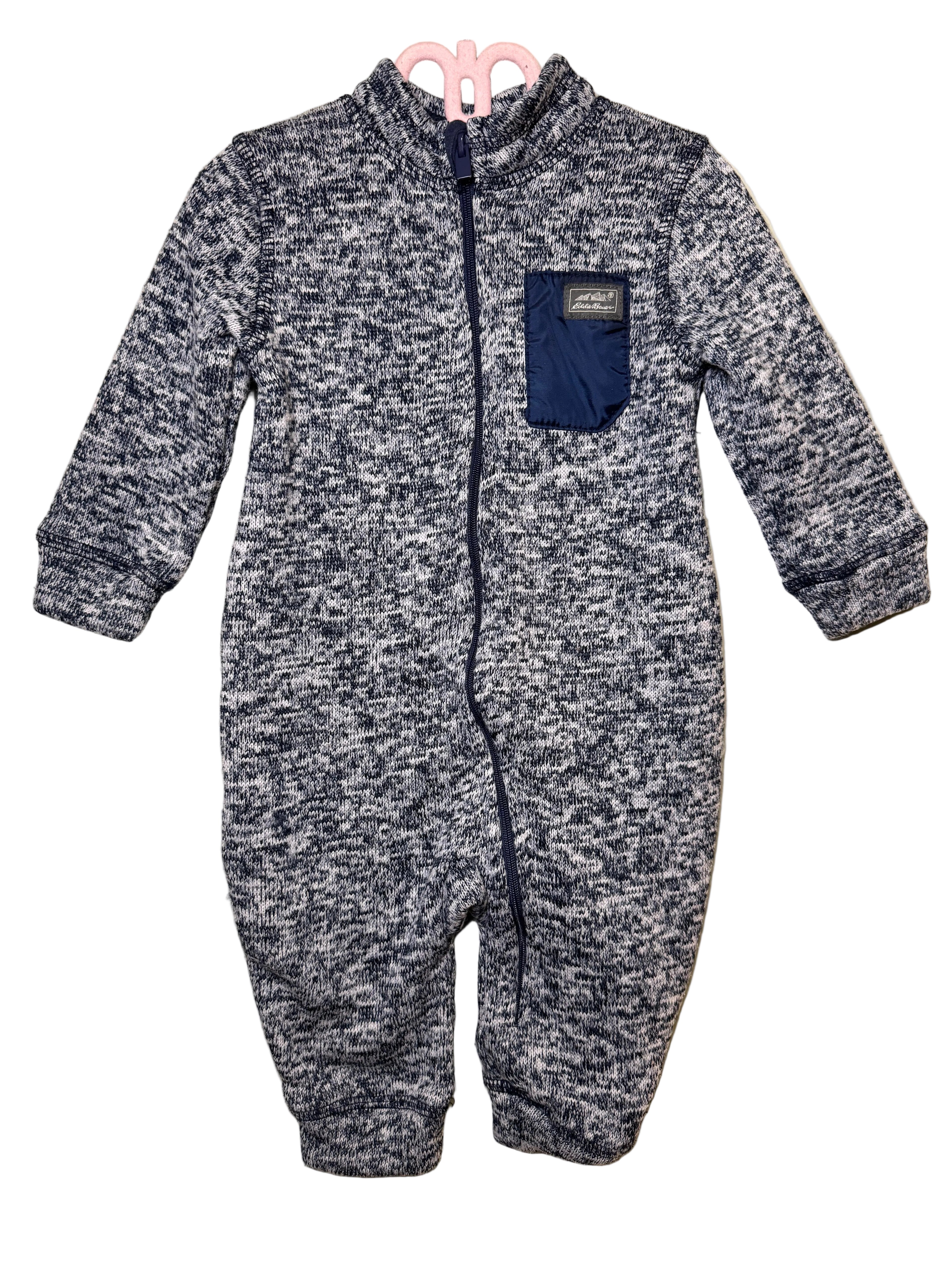 6-9 Month Eddie Bauer Fleece Zip Bunting Suit