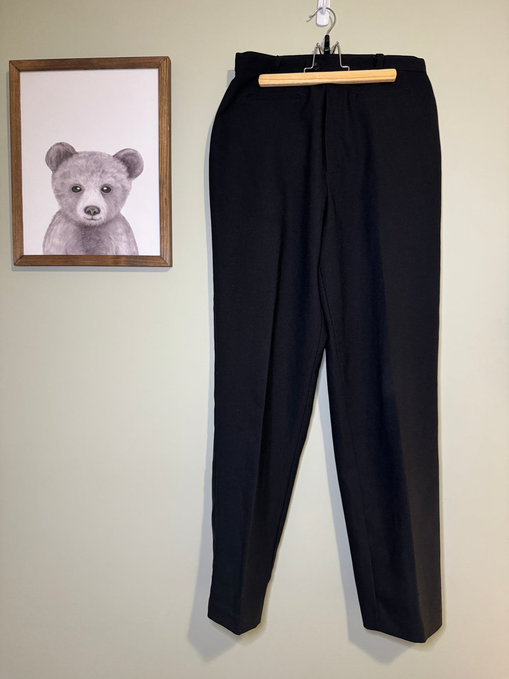 Classique Collection – Black Dress Pants (Tailored Fit) – Size 9