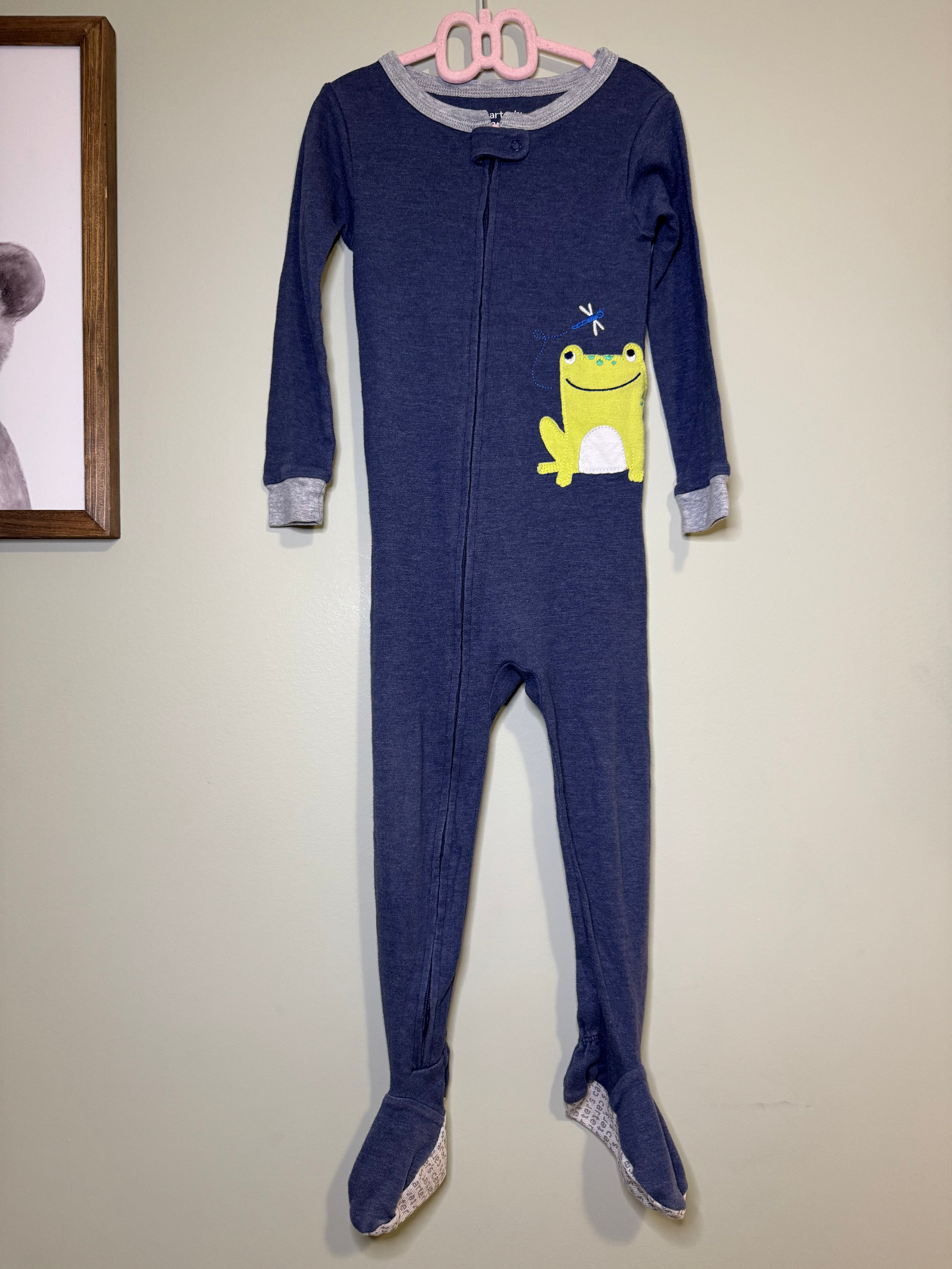 Carter’s – Footed Sleeper (Frog) – 3T
