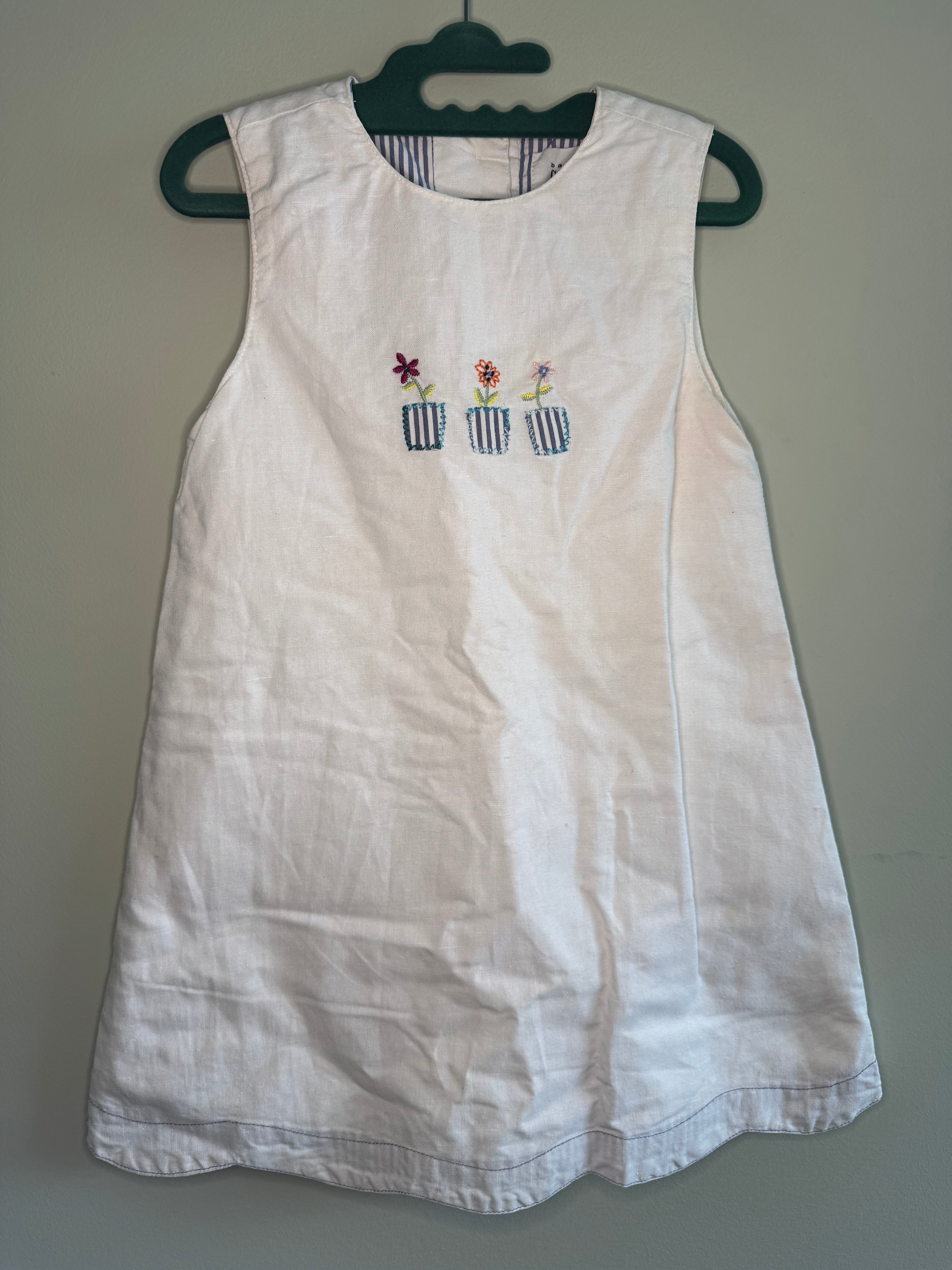 Baby GAP – Linen Blend Sleeveless Dress – 3T
