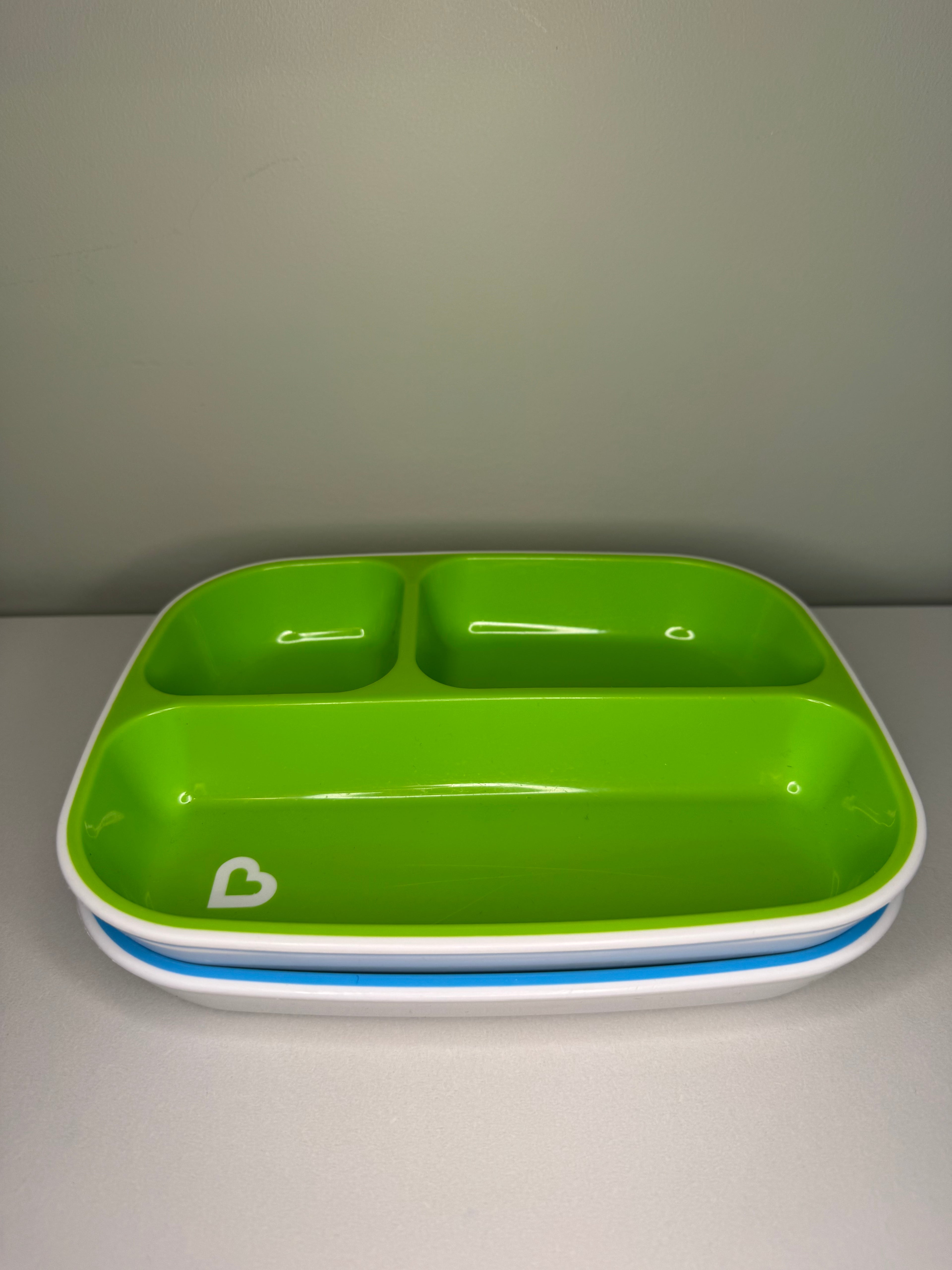 Munchkin – Divided Toddler Plates (Set of 2)
