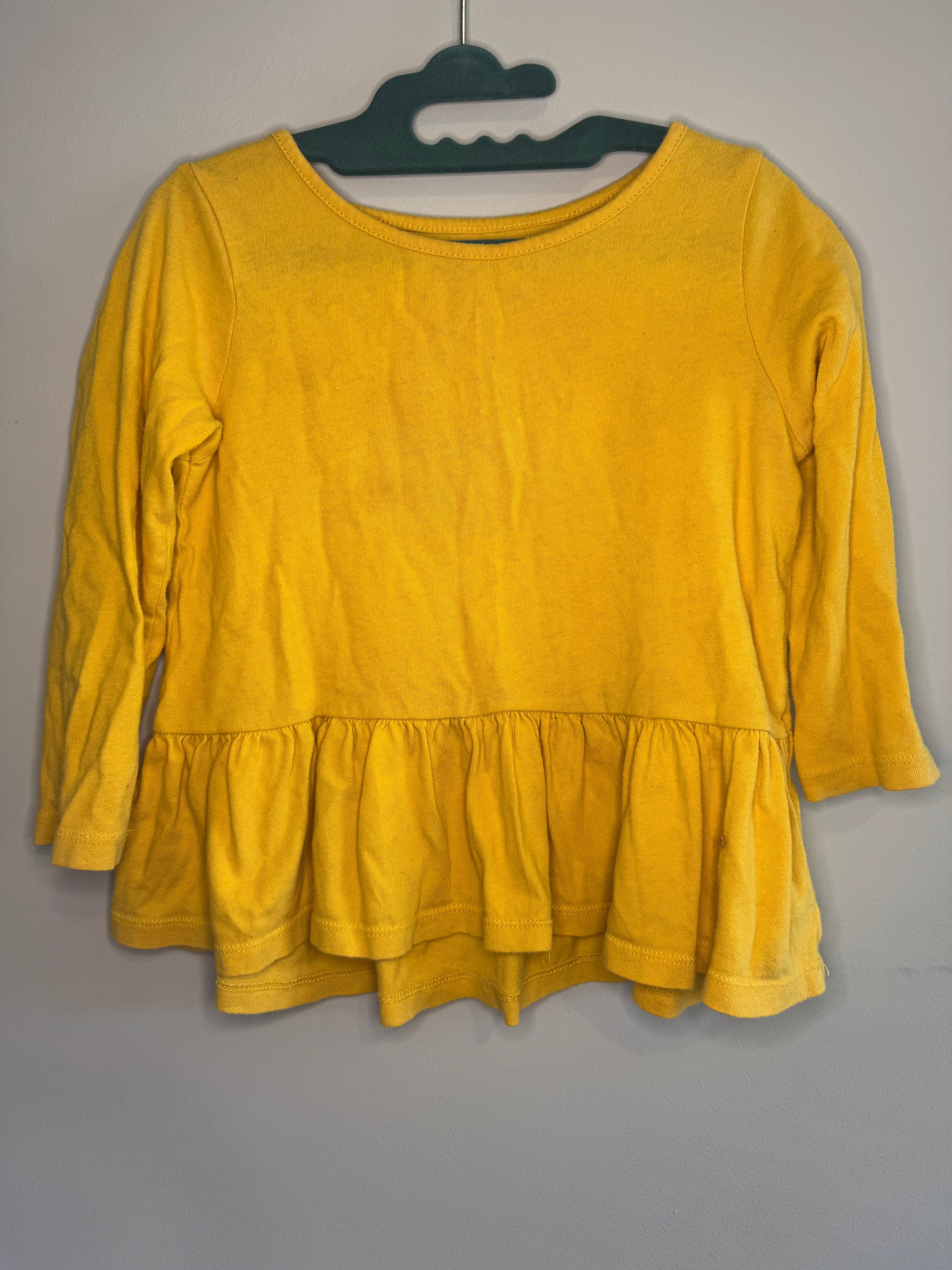 Baby GAP – Peplum Long Sleeve Top – 3T