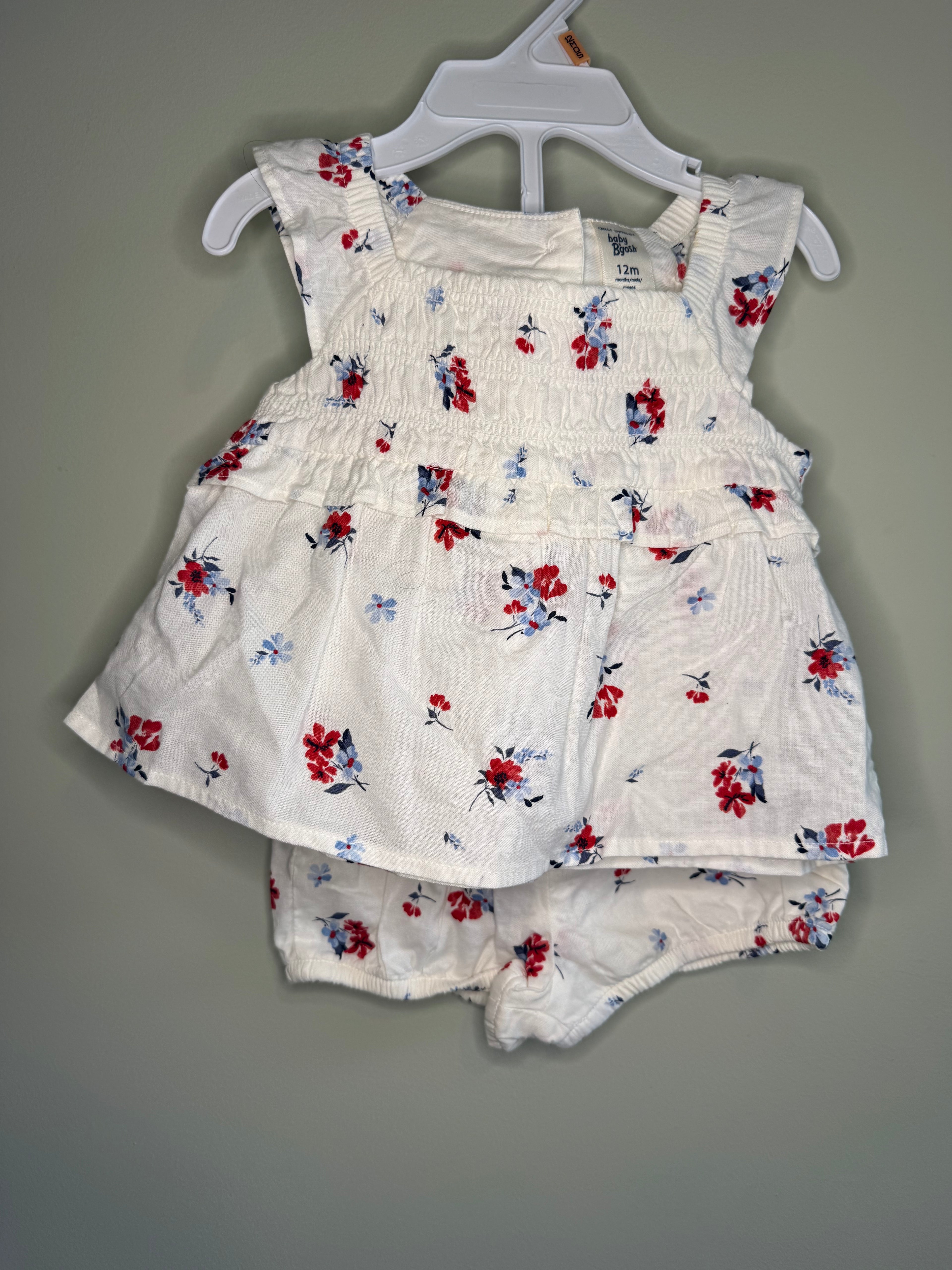 Baby B’gosh – Floral Dress & Bloomers Set – 12M